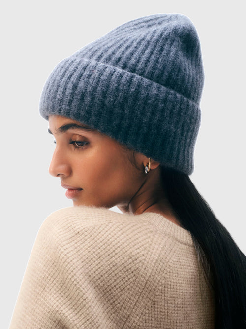 White + Warren Women's Cashmere Luxe Ribbed Beanie