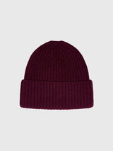 White + Warren Women's Cashmere Luxe Ribbed Beanie - Saint Bernard
