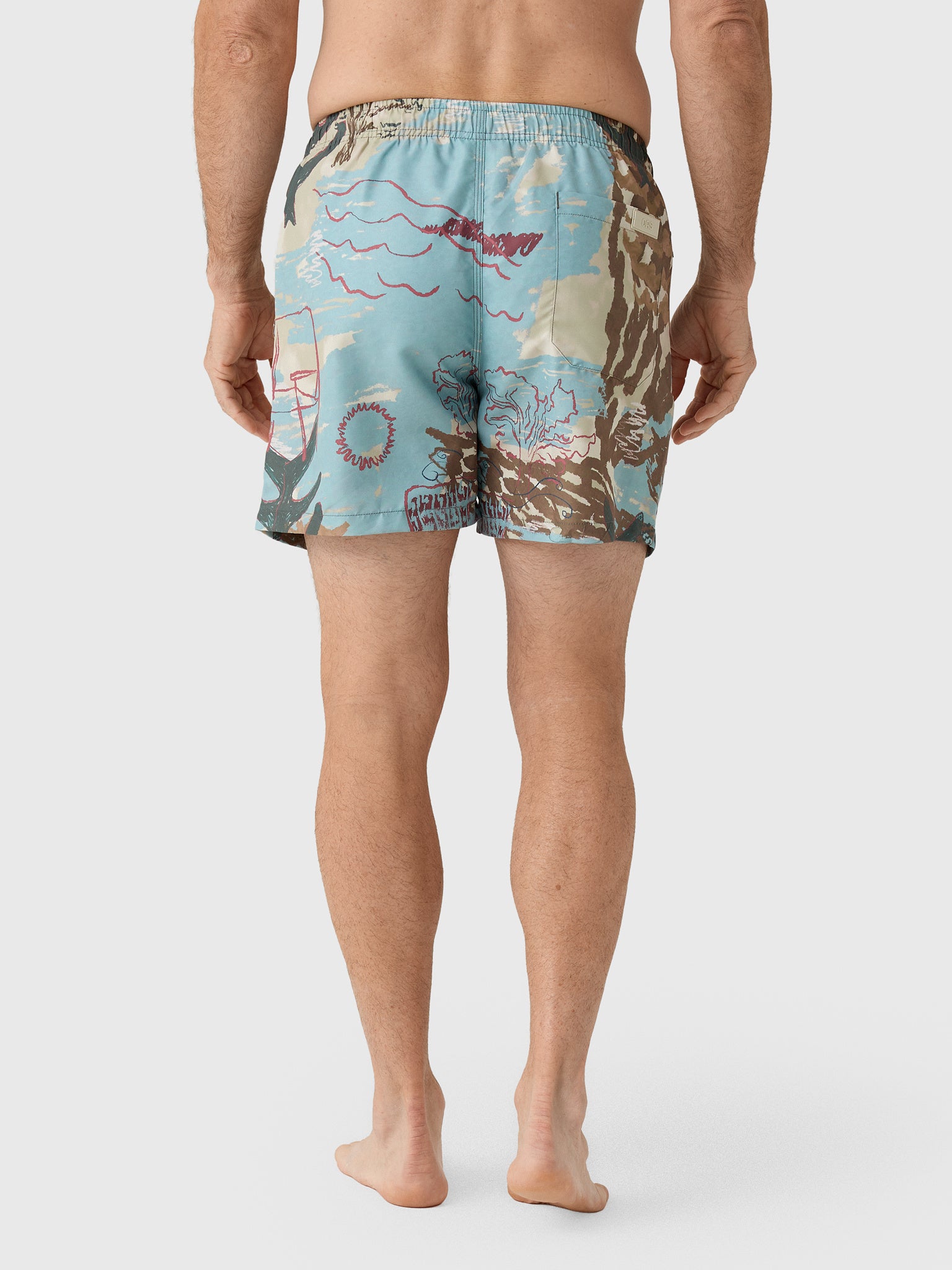 OAS Men's Montara Swim Trunk - Saint Bernard