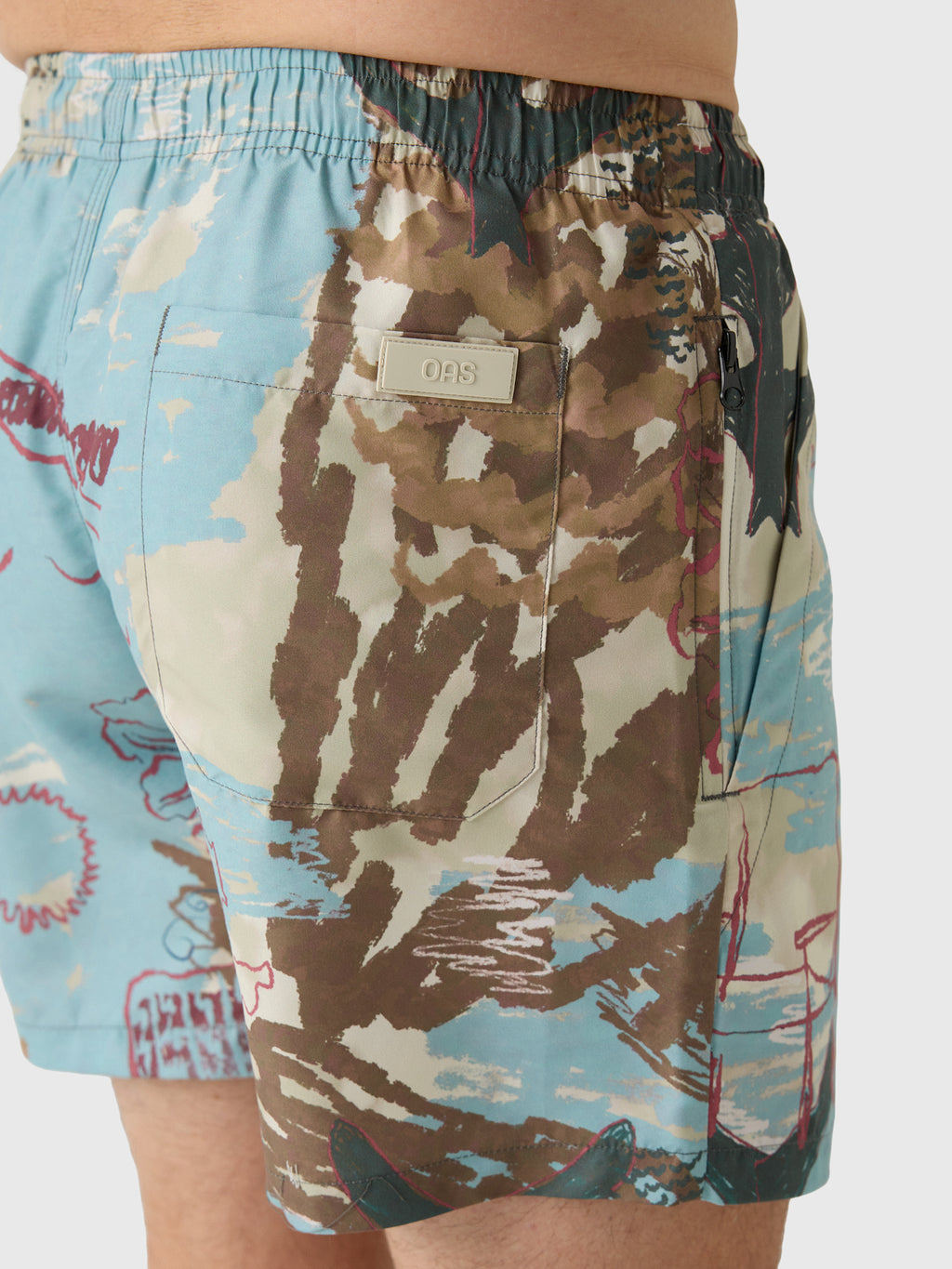 OAS Men's Montara Swim Trunk - Saint Bernard