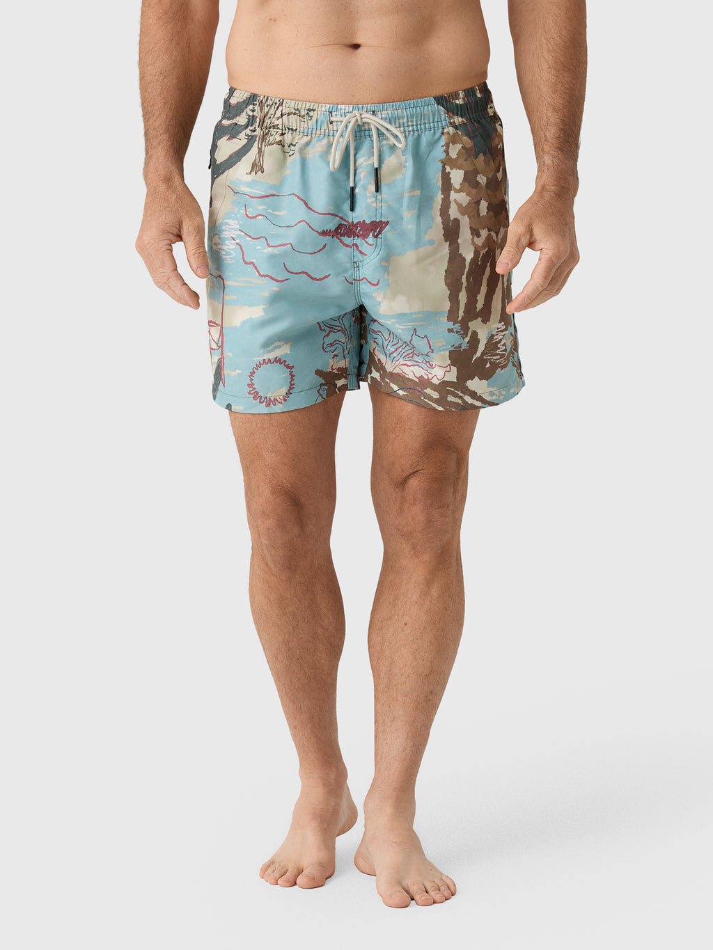 OAS Men's Montara Swim Trunk - Saint Bernard