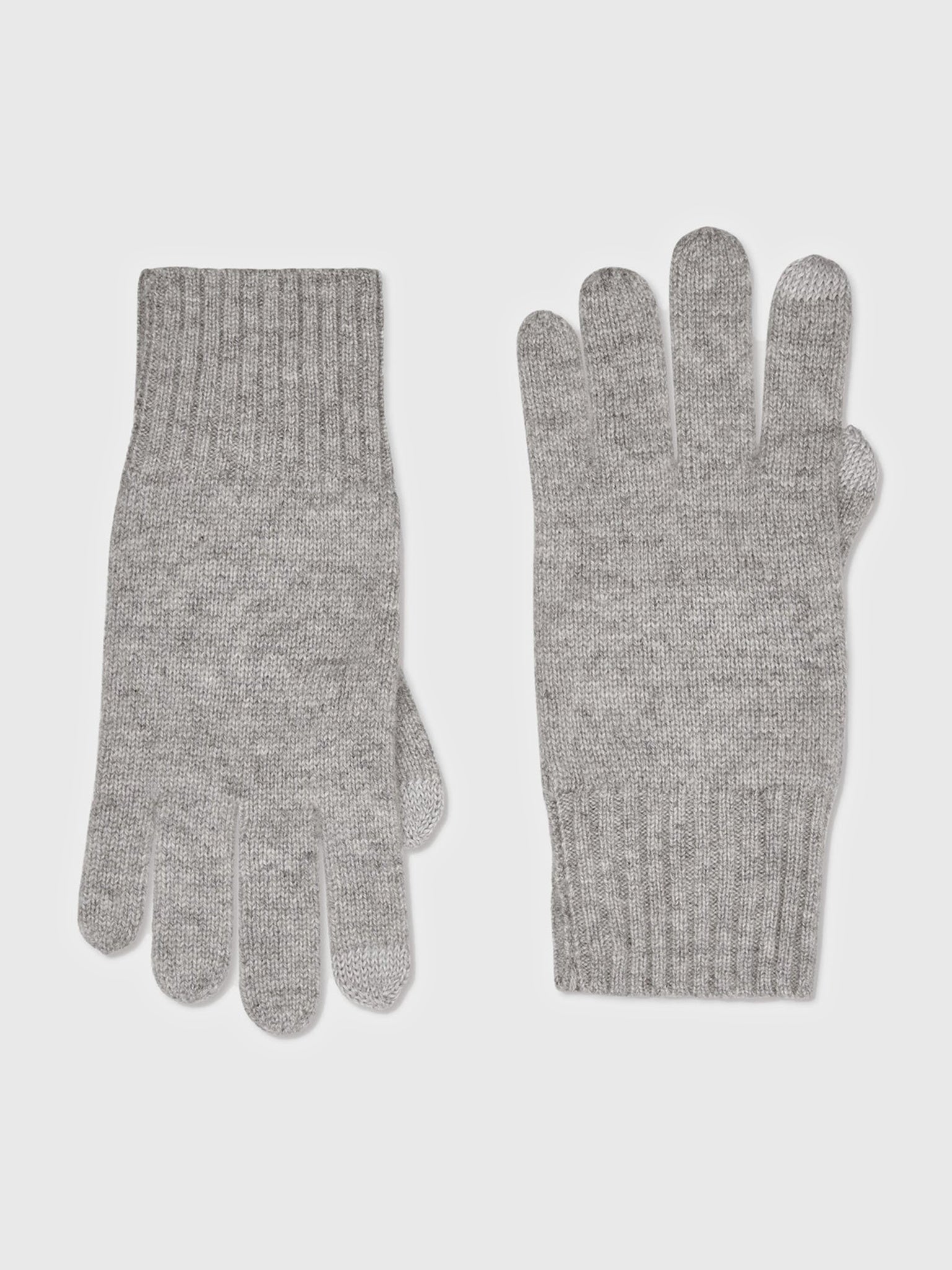 White + Warren Women's Cashmere Texting Gloves - Saint Bernard