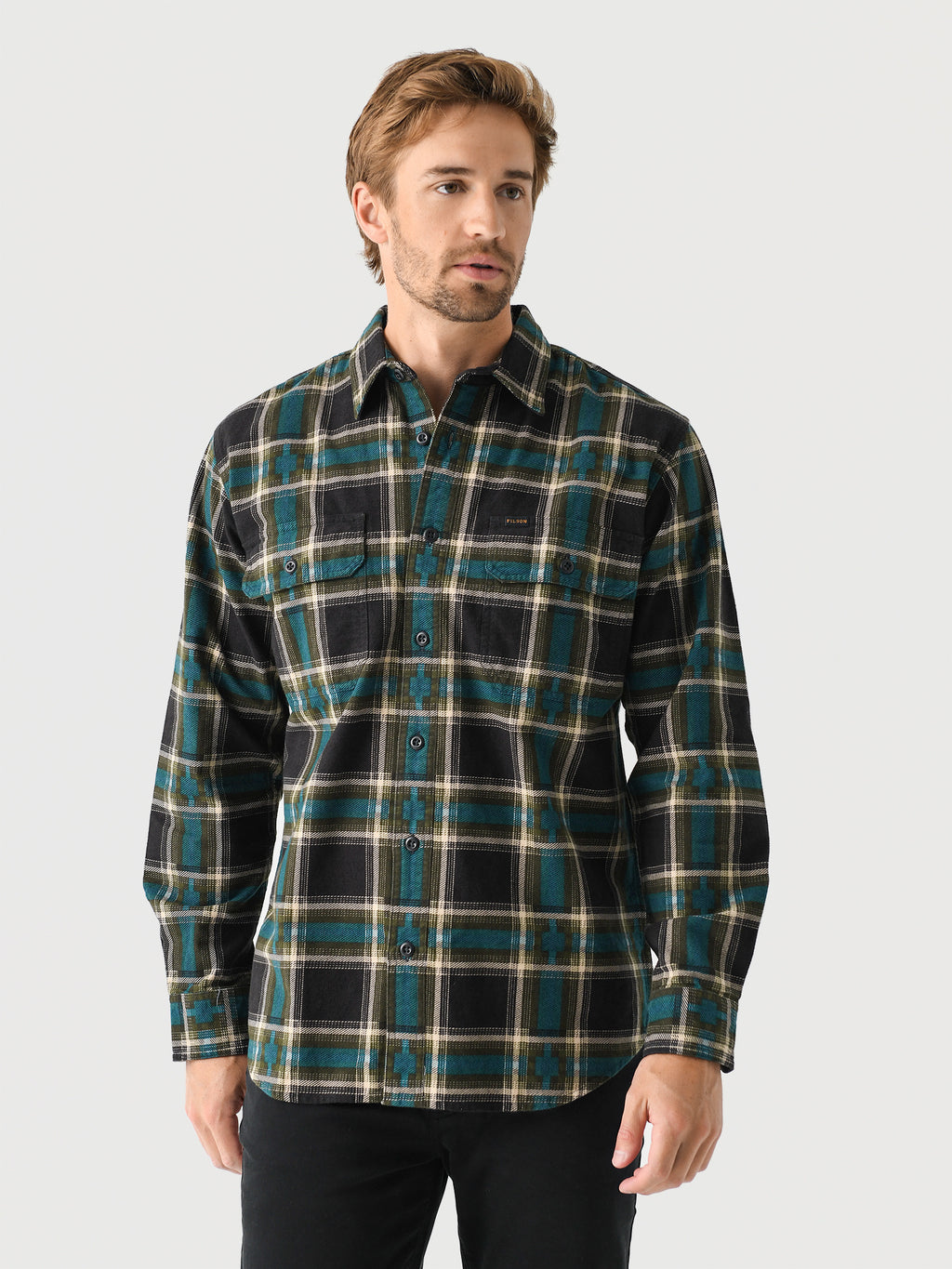 Filson Men's Field Flannel Shirt - Saint Bernard
