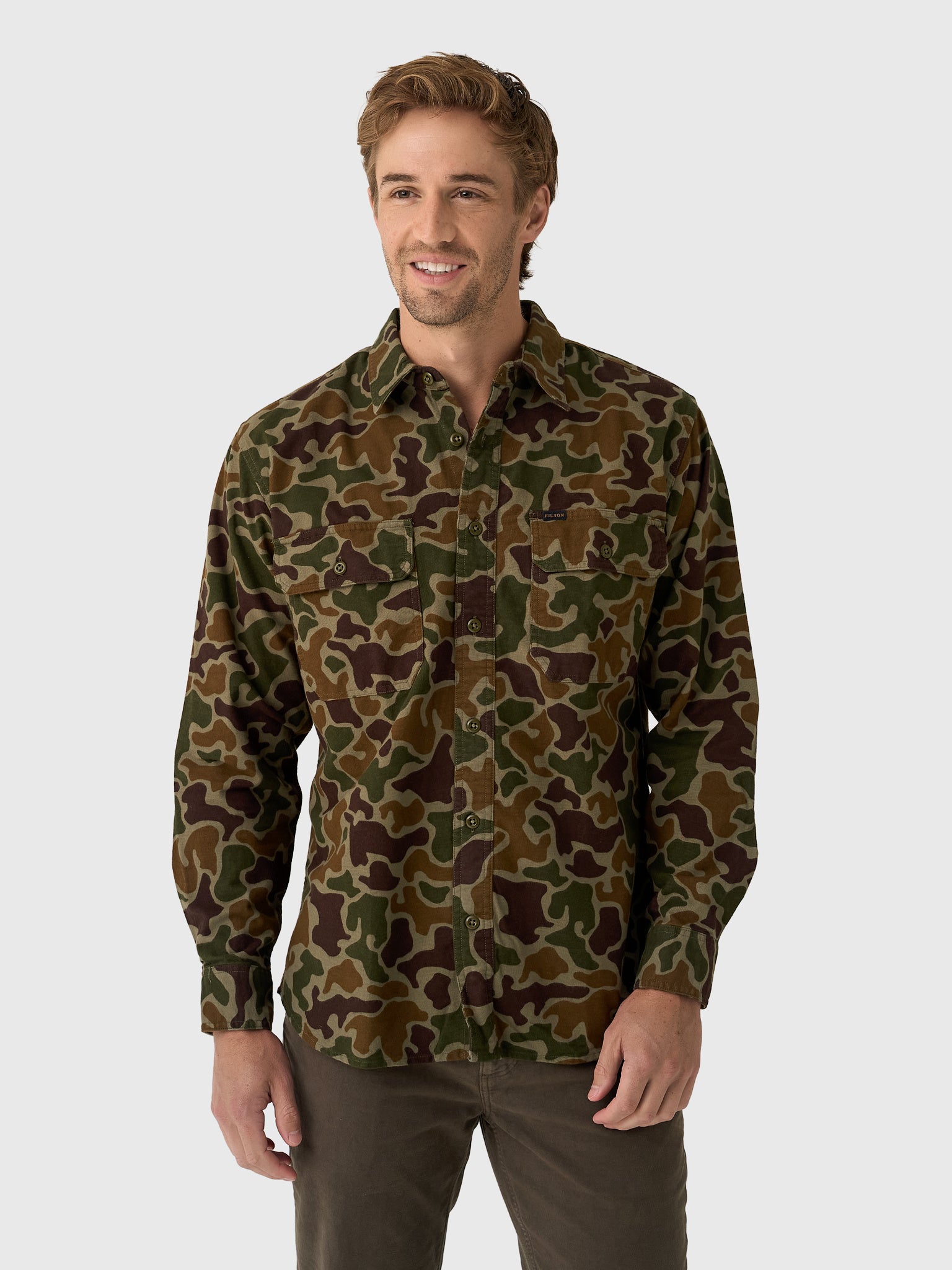 Filson Men's Field Flannel Shirt - Saint Bernard