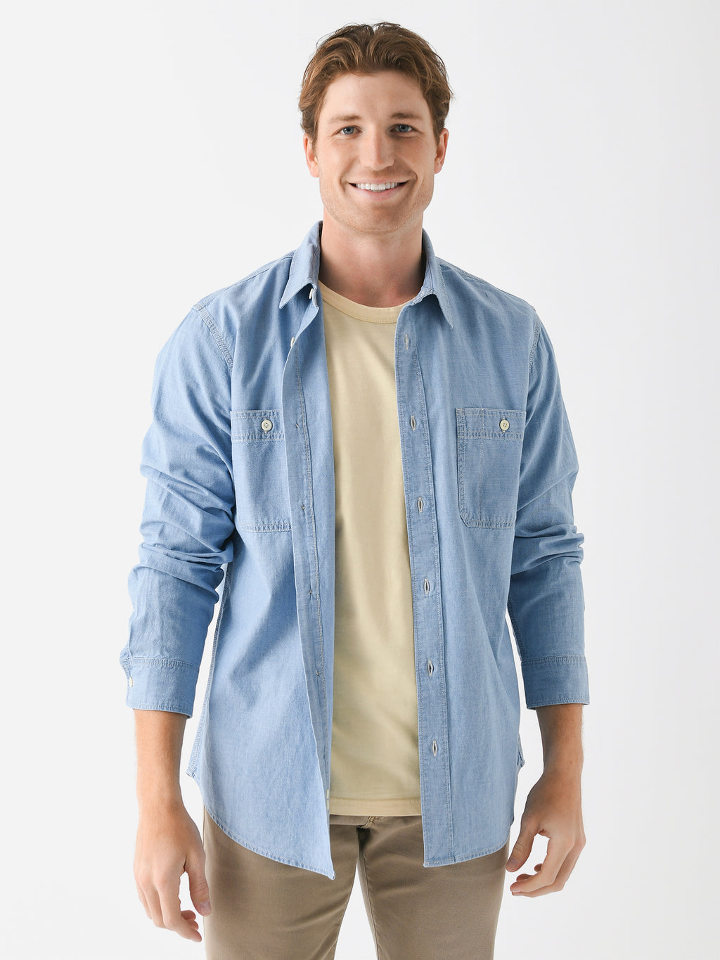 Filson Men's Chambray CPO Shirt - Saint Bernard