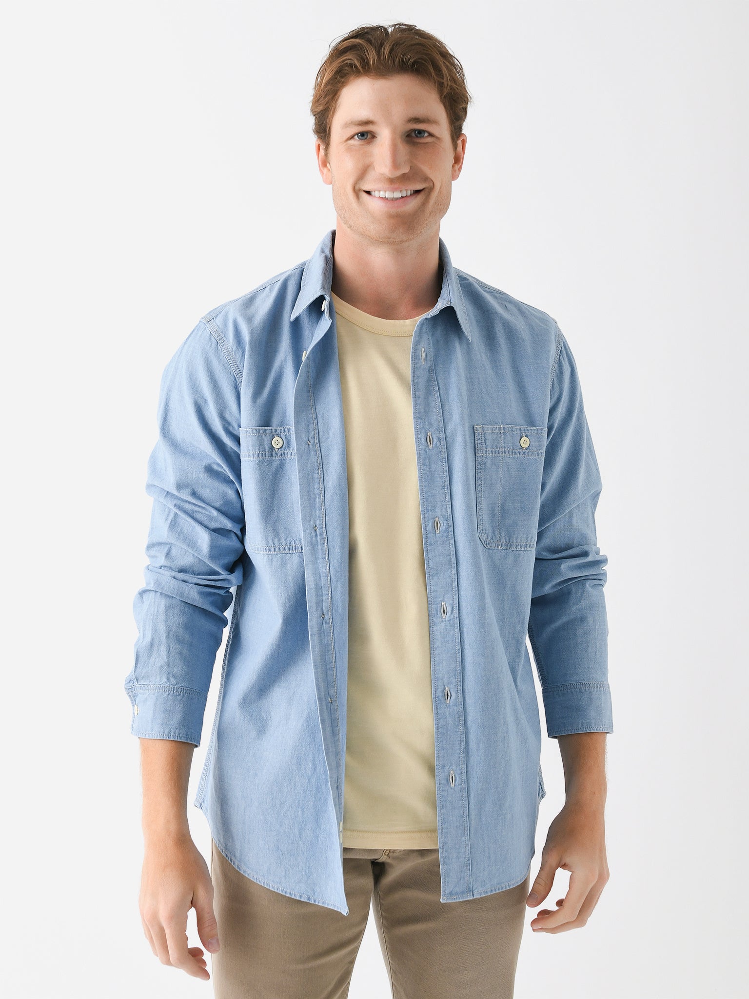 Filson Men's Chambray CPO Shirt - Saint Bernard