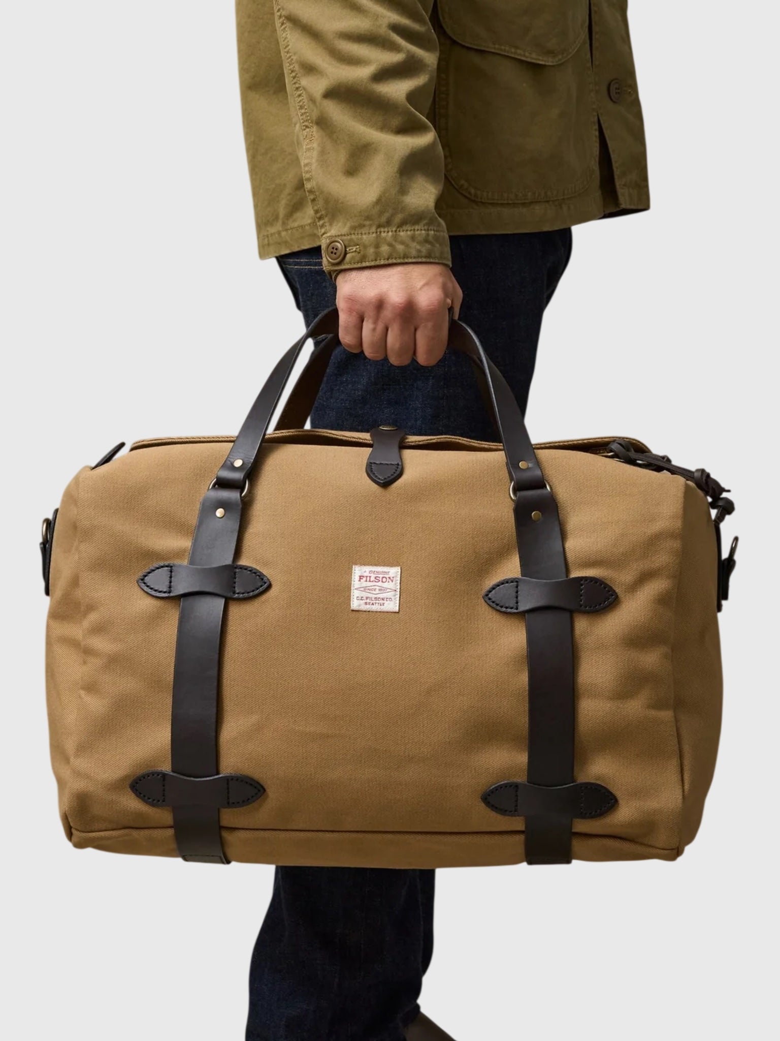Filson Medium Rugged Twill Duffle Bag - Saint Bernard