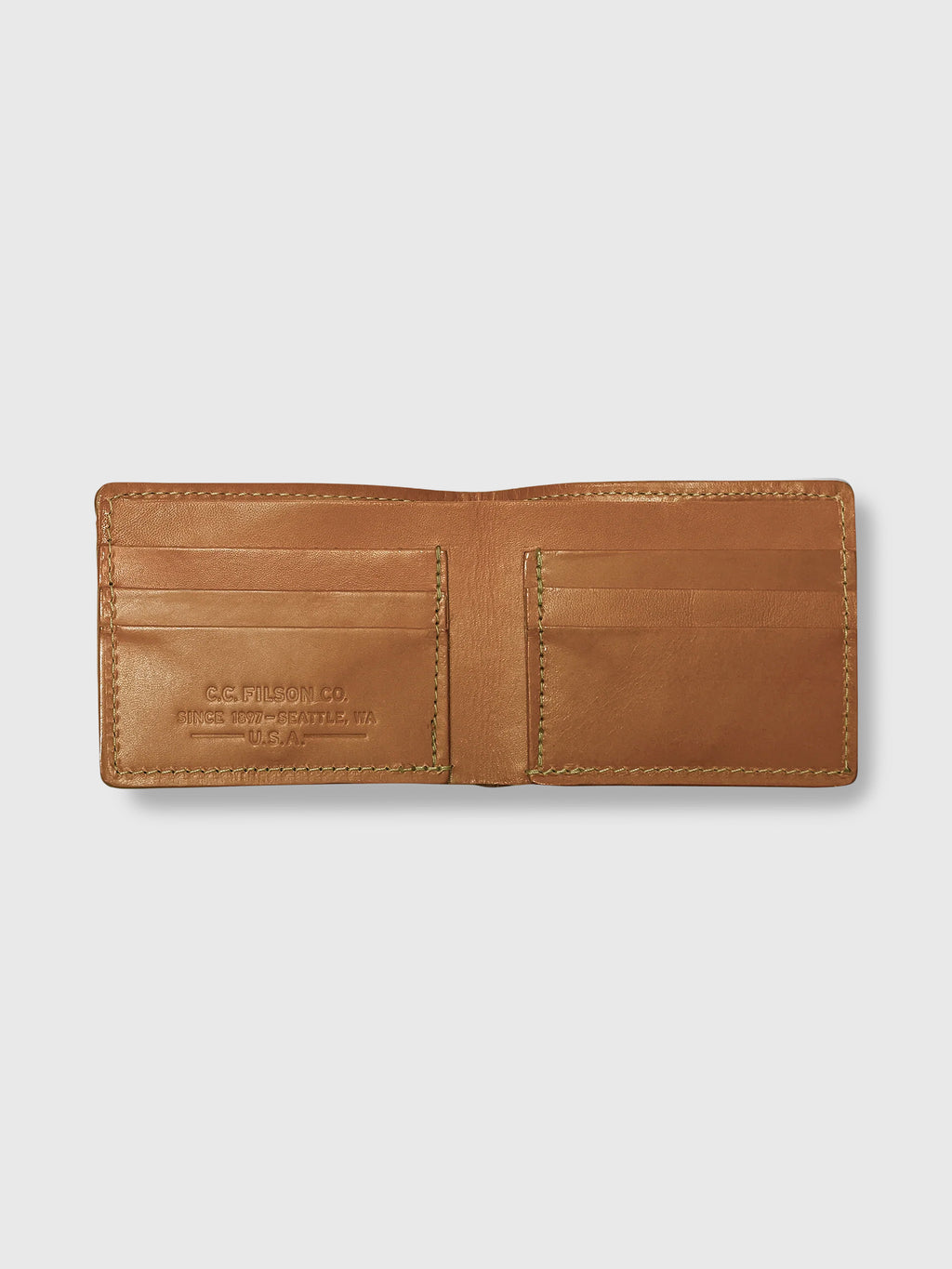 Filson Bridle Leather Bi-fold Wallet - Saint Bernard
