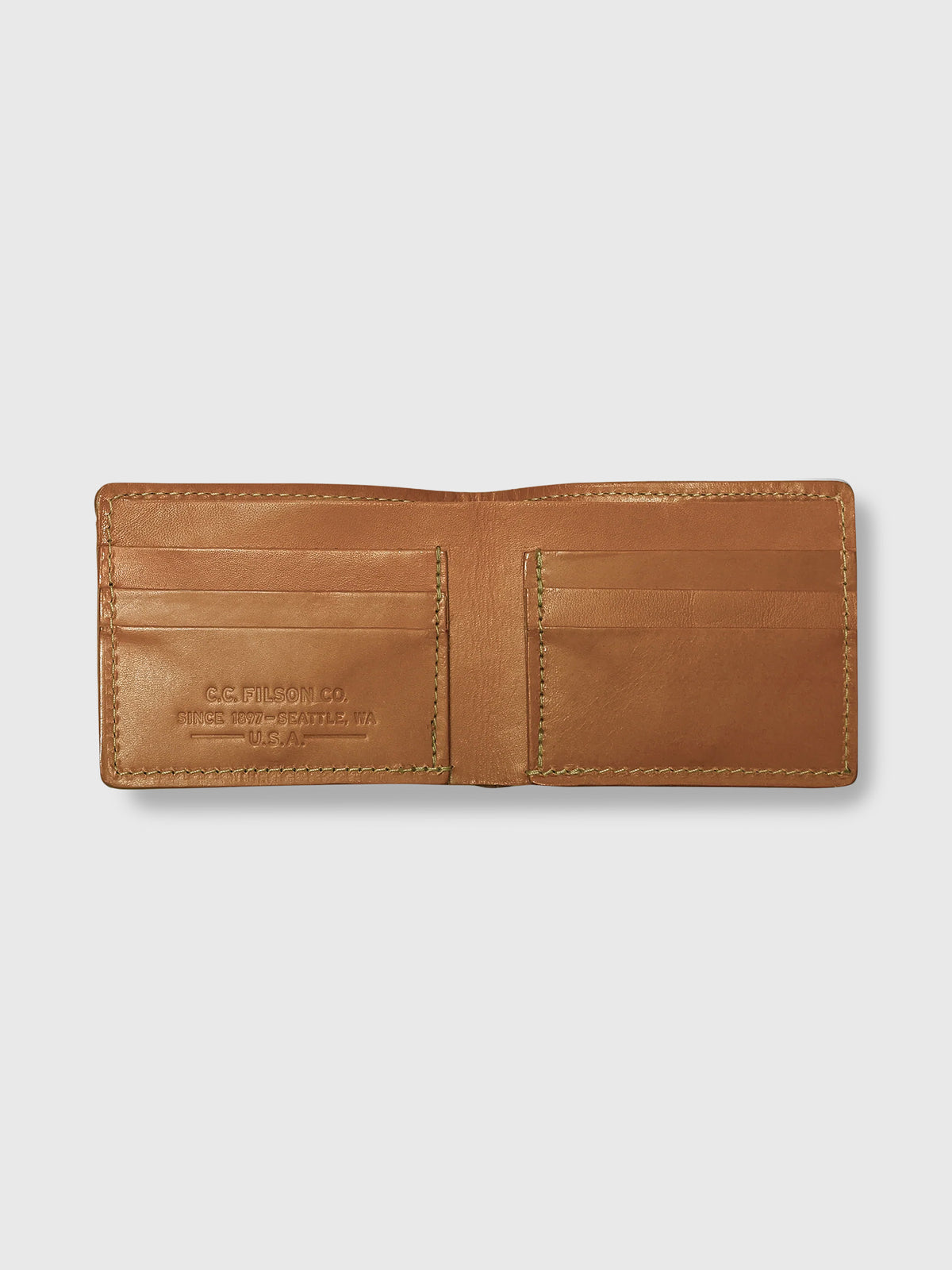 Filson Bridle Leather Bi-fold Wallet - Saint Bernard