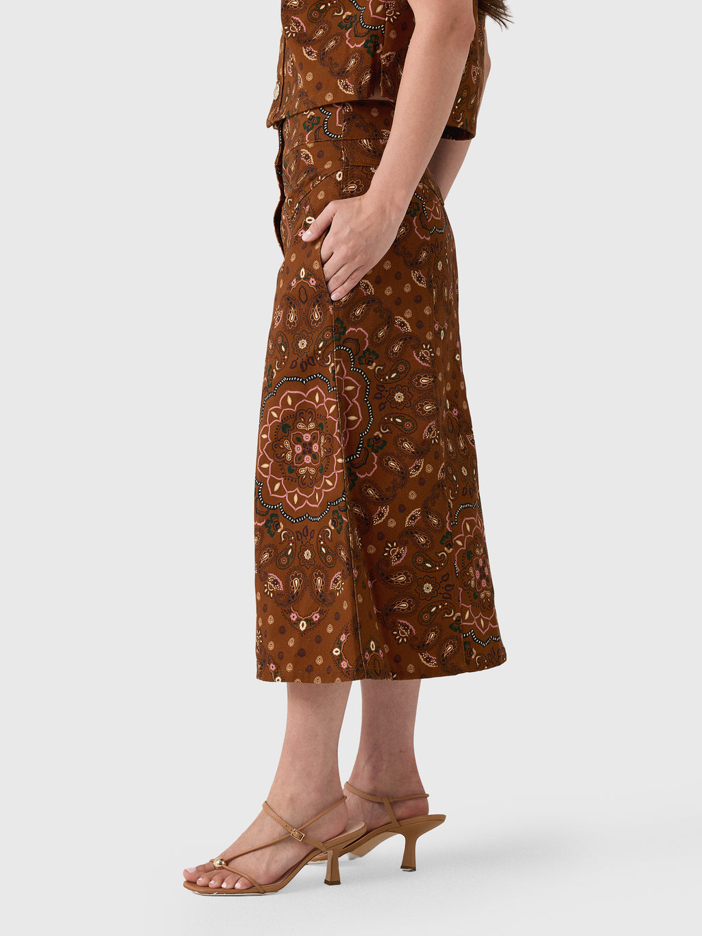 Cara Cara Women's Juniper Midi Skirt - Saint Bernard