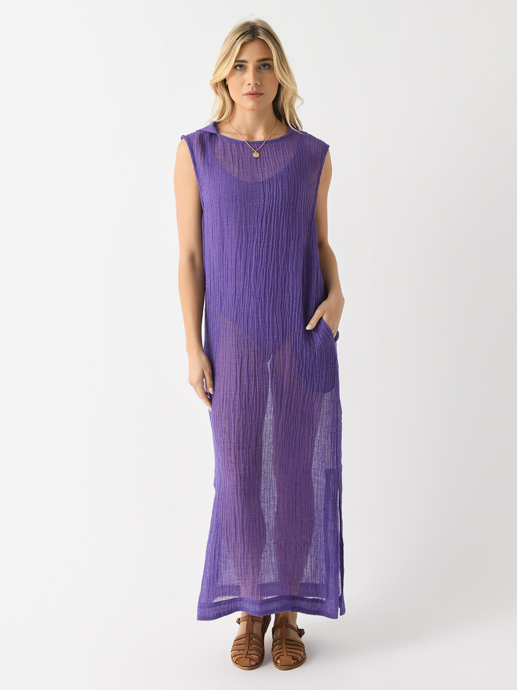 Lisa Marie Fernandez Women's The Column Dress - Saint Bernard