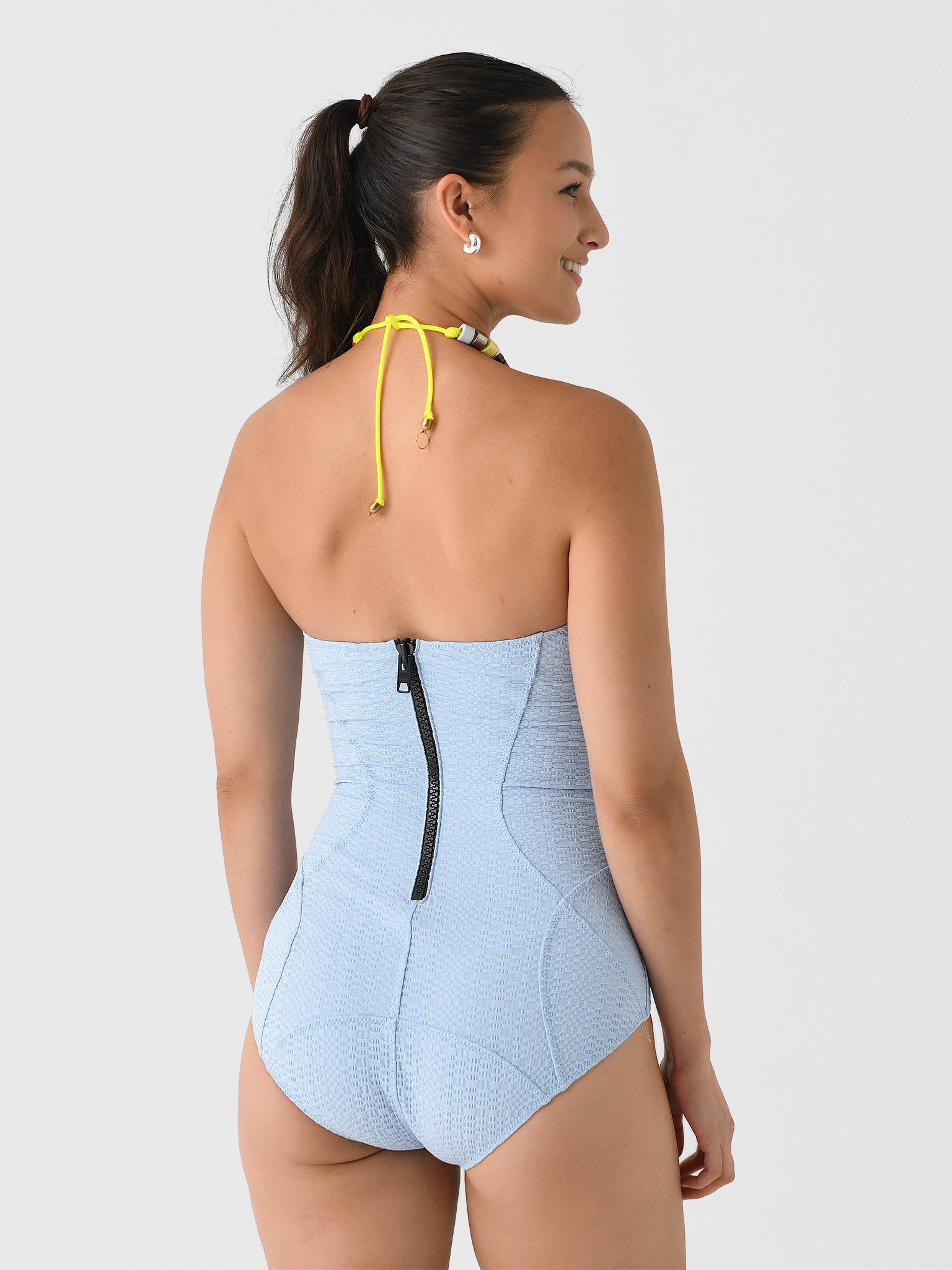Lisa Marie Fernandez Women's Poppy Bandeau Maillot One-Piece