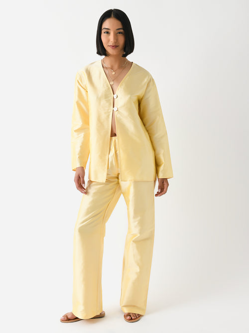 DONNI. Women's The Taffeta Simple Pant