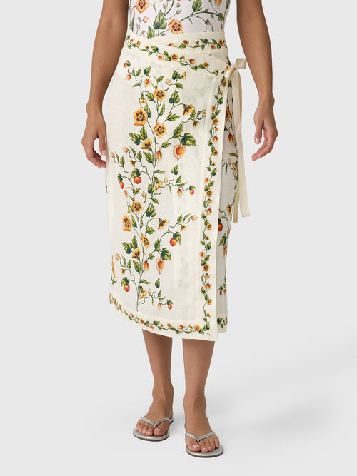 Agua By Agua Bendita Women's Luna Midi Uchuva Pareo