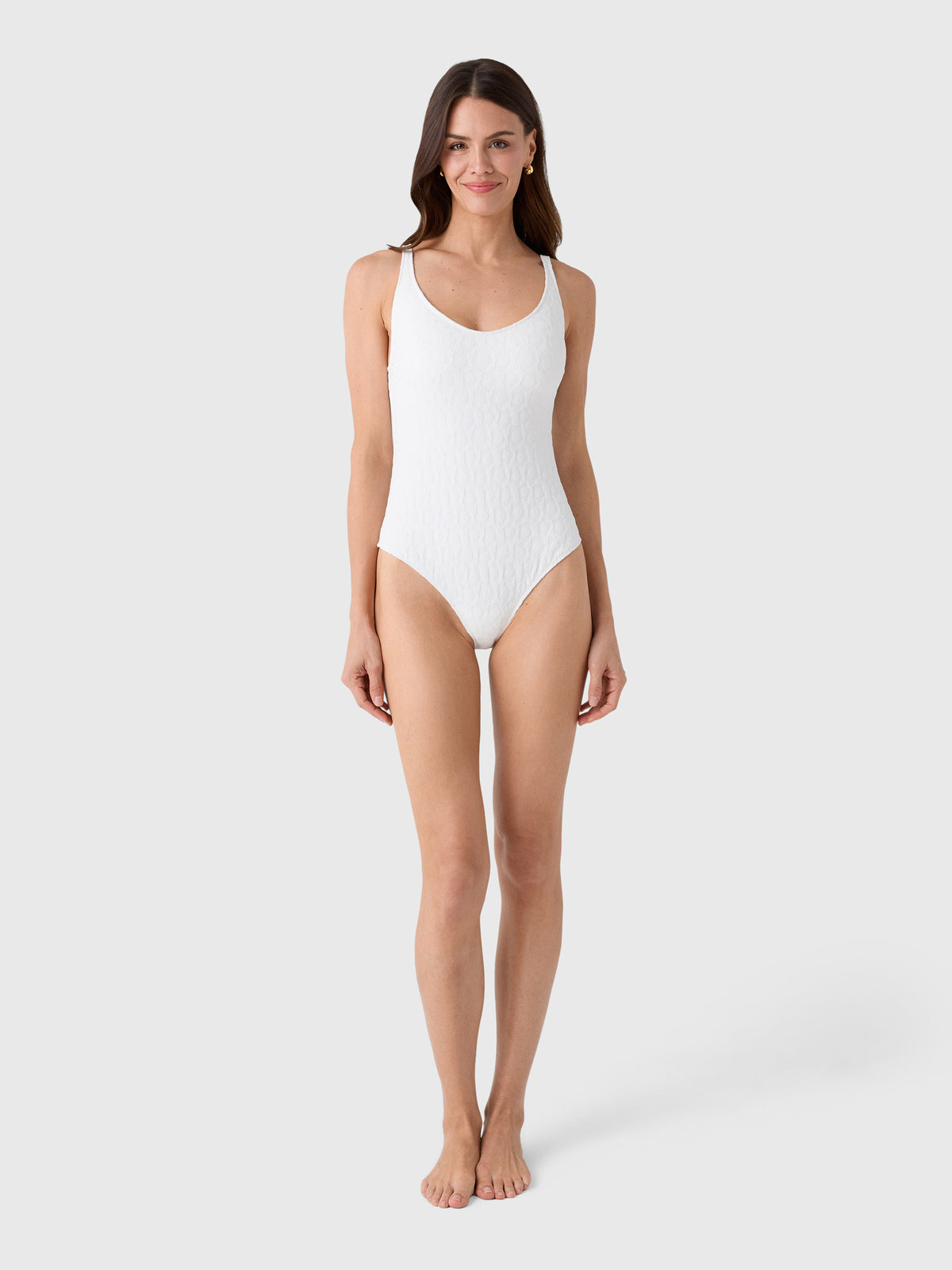 Lisa Marie Fernandez Women's Marilyn Maillot One-Piece Swimsuit - Saint Bernard