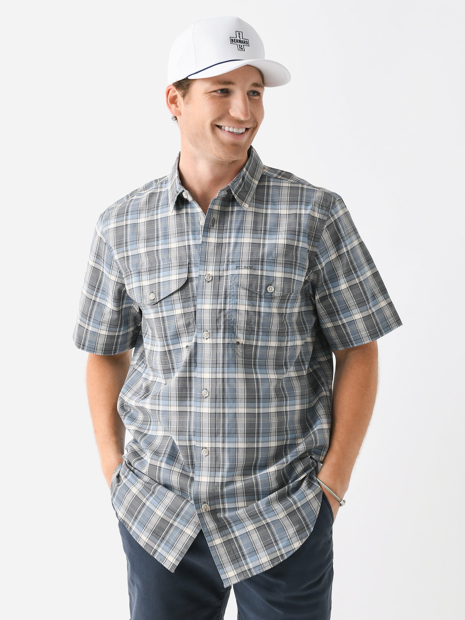 Filson Men's Twin Lakes Short Sleeve Sport Shirt | $98.00 | Saint Bernard