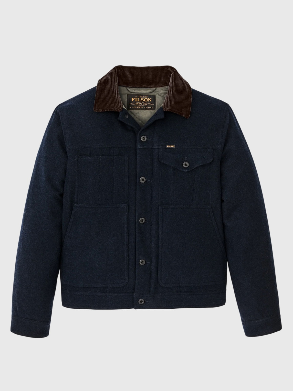 Filson Men's Spokane Insulated Short Cruiser Jacket - Saint Bernard
