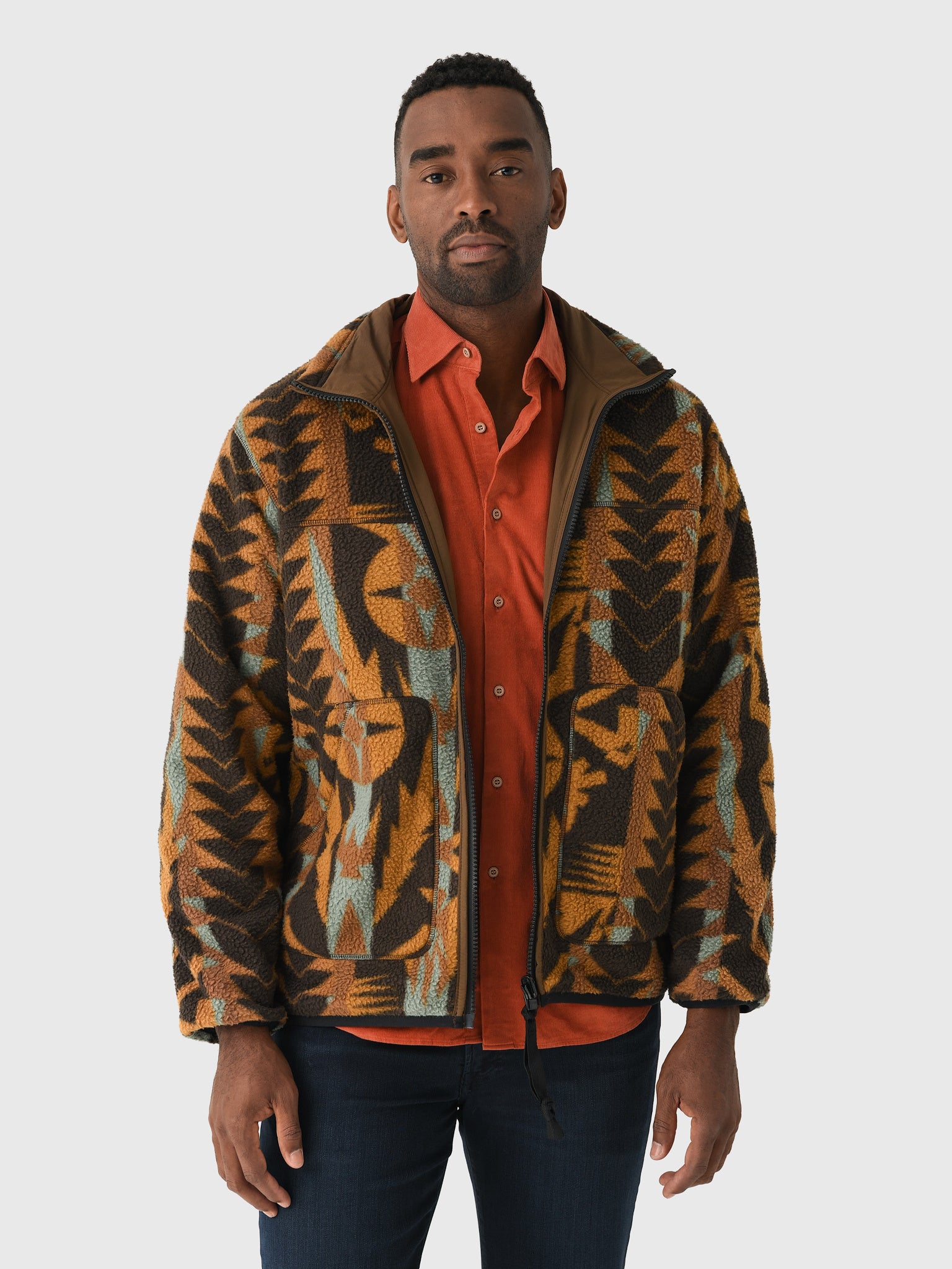 Filson Men's Reversible Pile Fleece Jacket – Saint Bernard