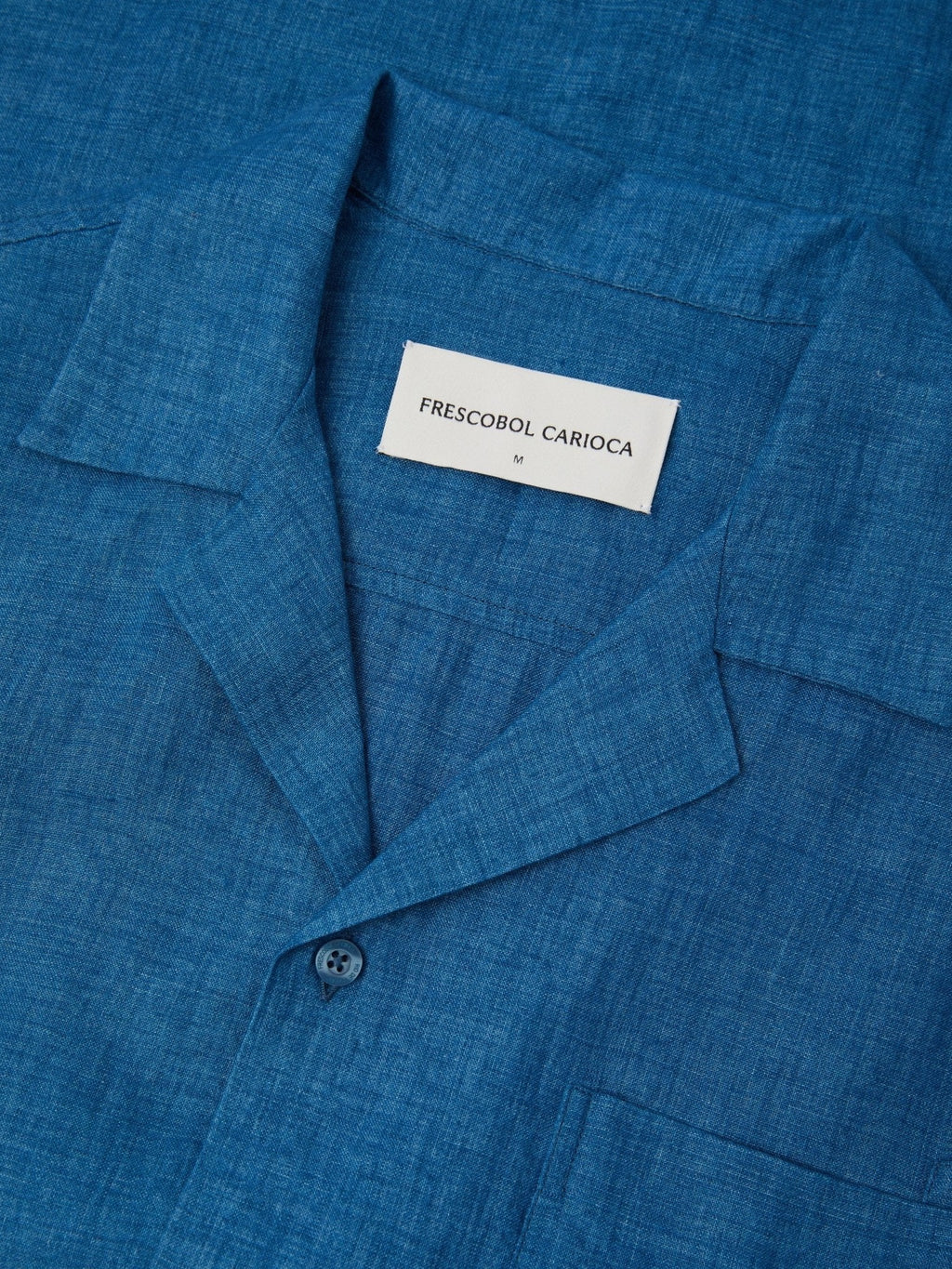 Frescobol Carioca Men's Angelo Linen Shirt - Saint Bernard