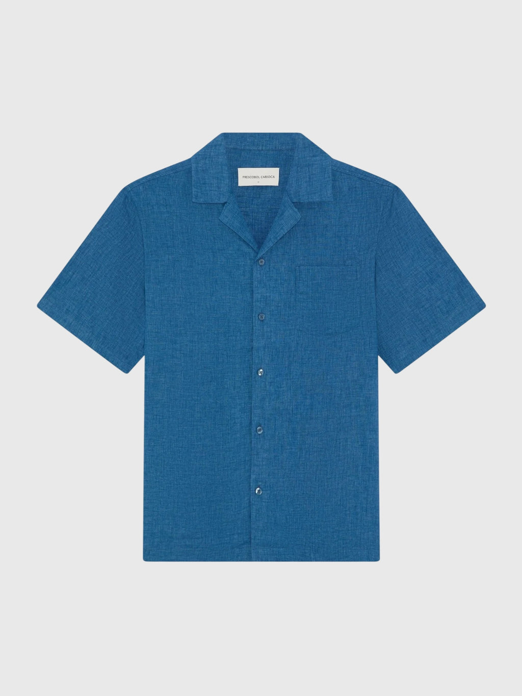Frescobol Carioca Men's Angelo Linen Shirt - Saint Bernard