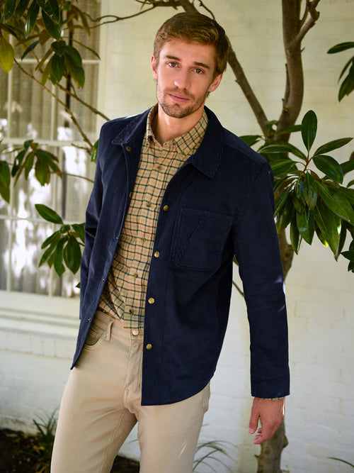 Billy Reid Men's Corduroy Leroy Shirt Jacket