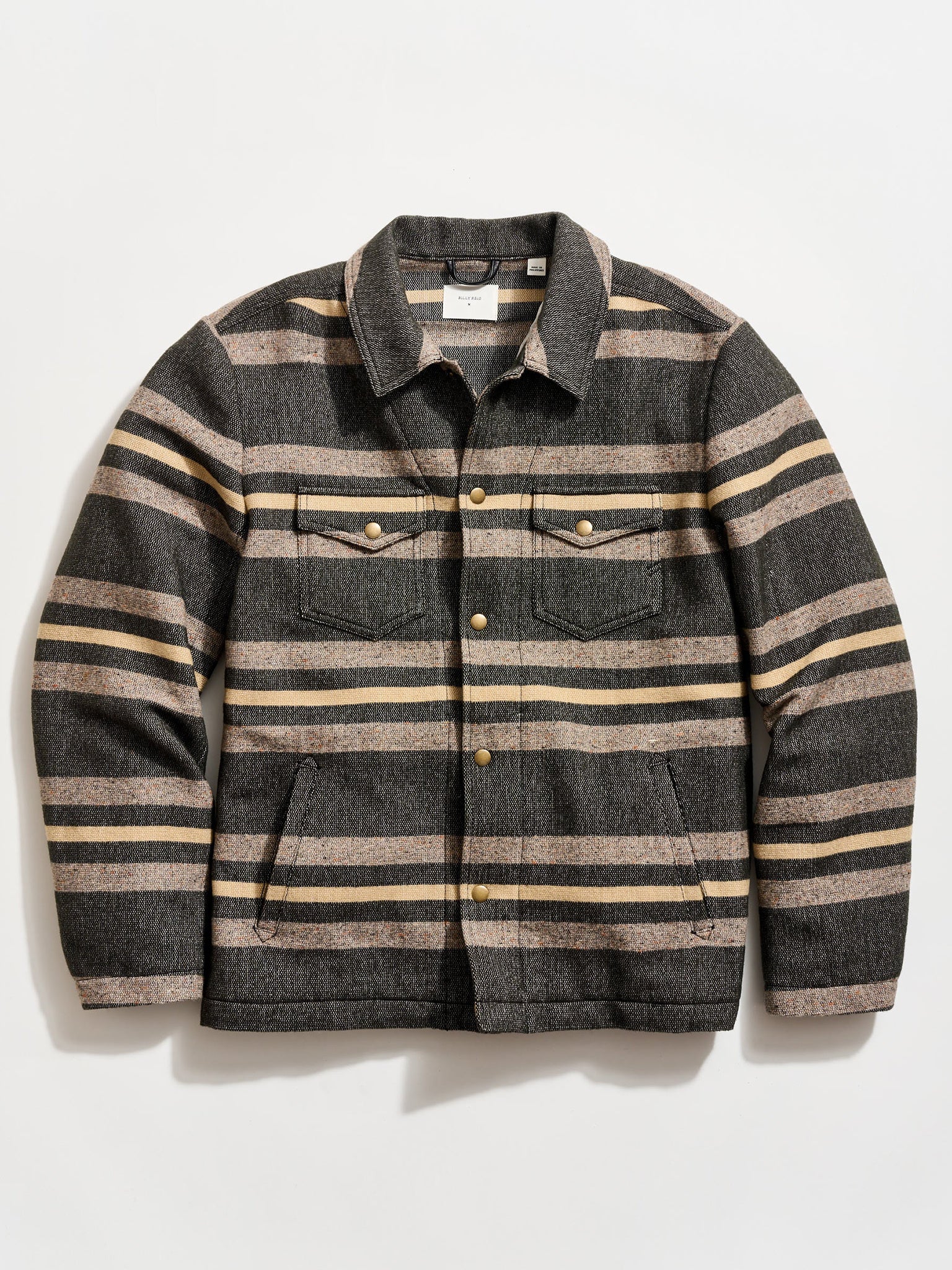 Billy Reid Men's Heirloom Stripe Woodsman Jacket - Saint Bernard