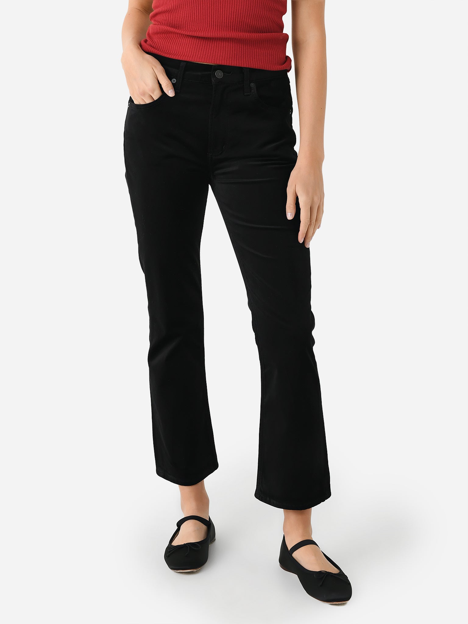 Citizens Of Humanity Women's Isola Velvet Bootcut Pant - Saint Bernard