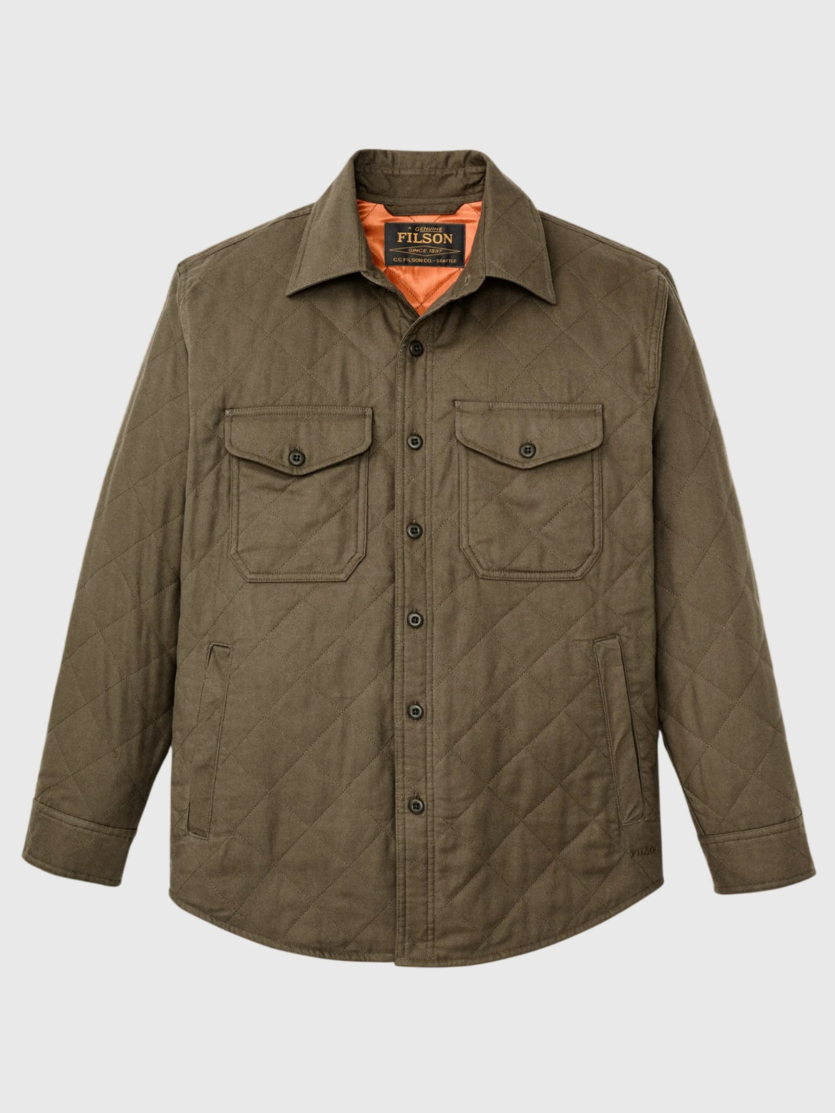 Filson Men's Insulated Flannel Jac-Shirt - Saint Bernard