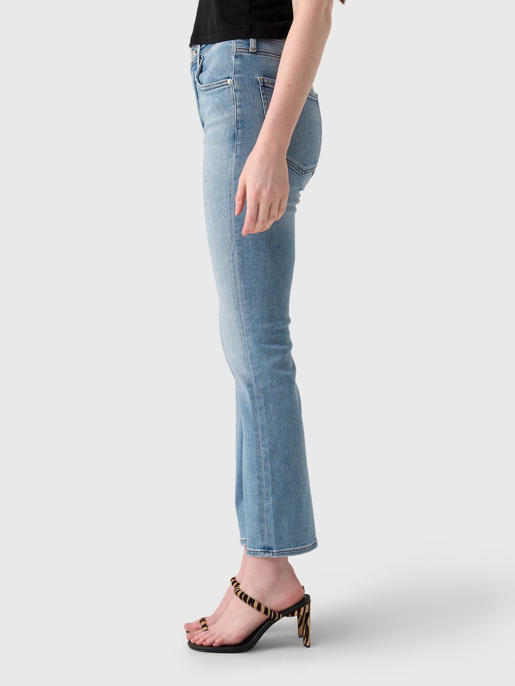 Citizens Of Humanity Women's Isola Cropped Boot Jean - Saint Bernard