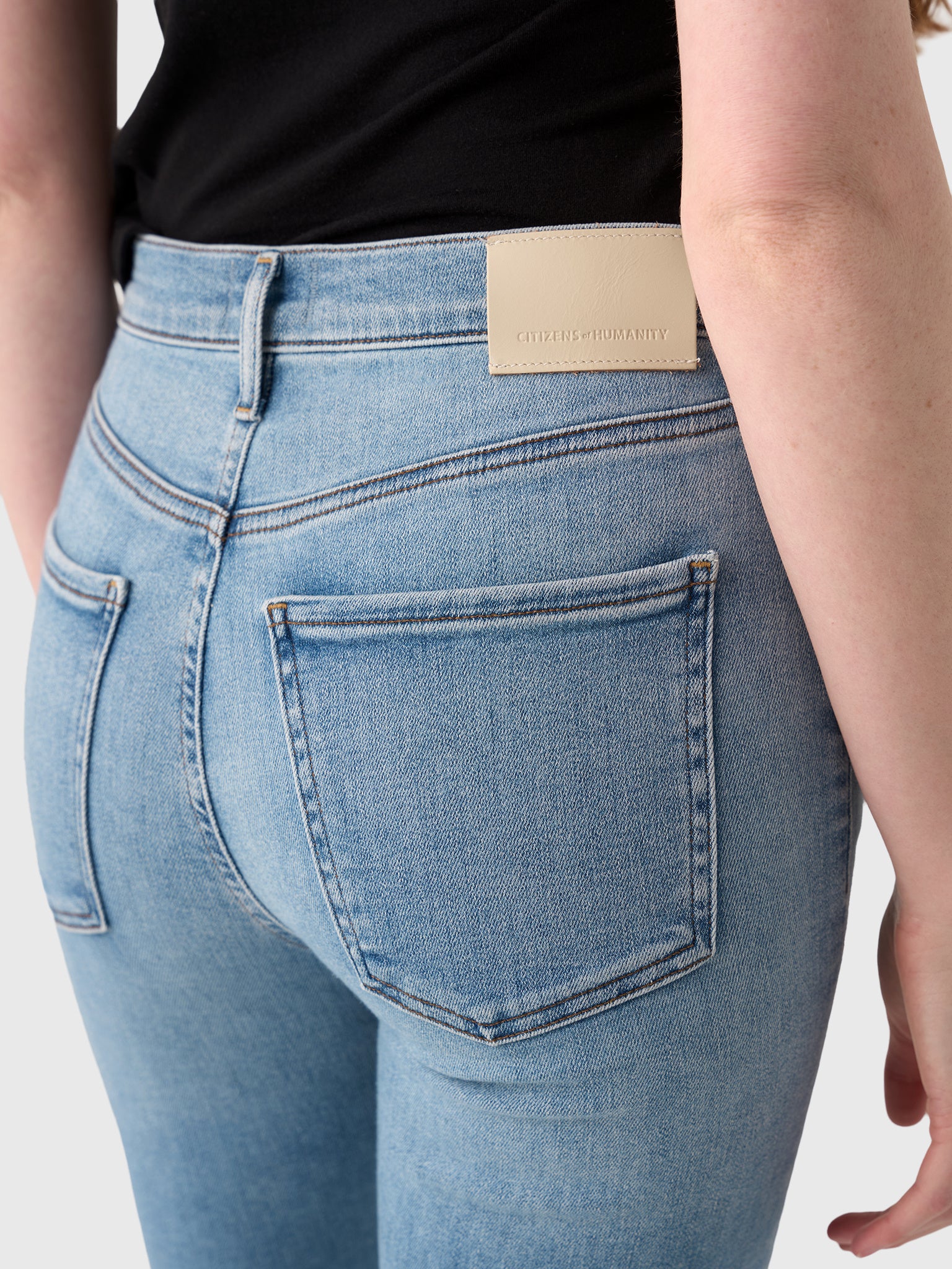 Citizens Of Humanity Women's Isola Cropped Boot Jean - Saint Bernard