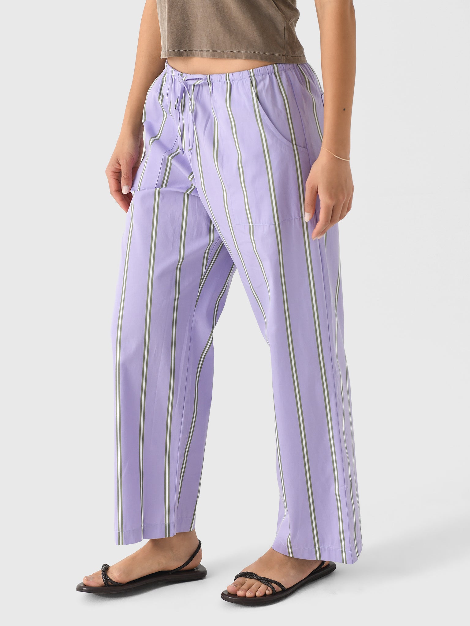 DONNI. Women's The Stripe Pop Drawstring Pant – Saint Bernard