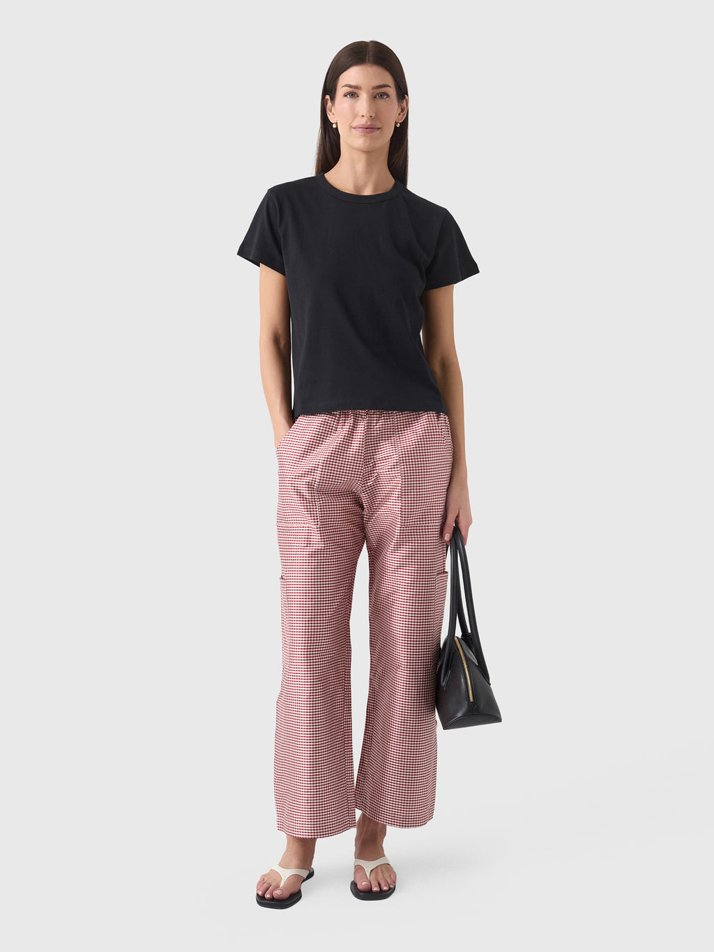 DONNI. Women's The Taffeta Drawstring Cargo Pant - Saint Bernard