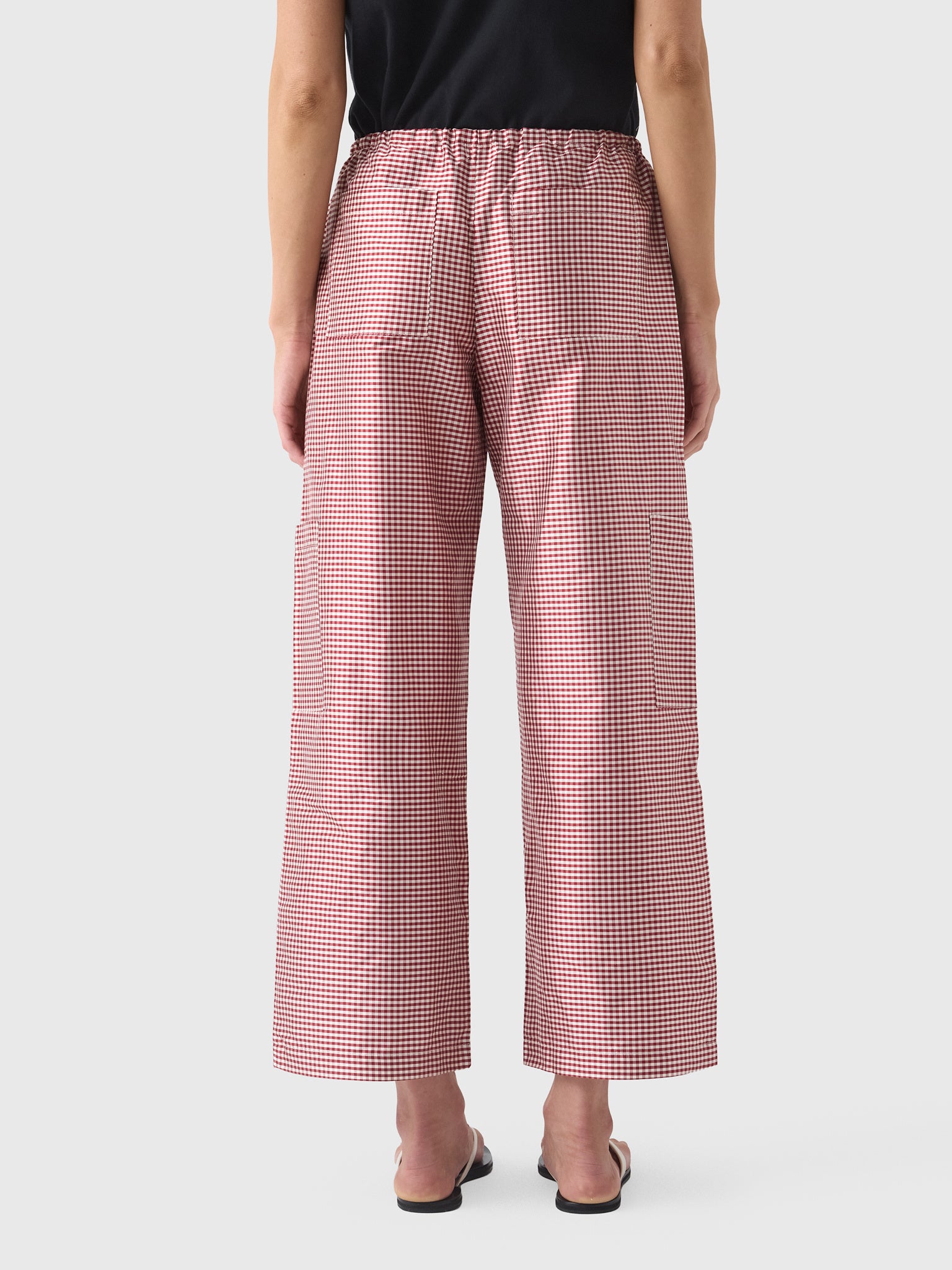 DONNI. Women's The Taffeta Drawstring Cargo Pant - Saint Bernard