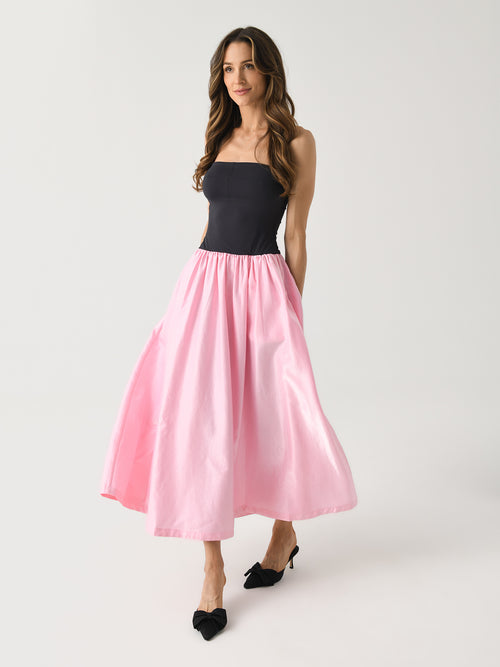 Ciao Lucia Women's Giselle Taffeta Maxi Dress