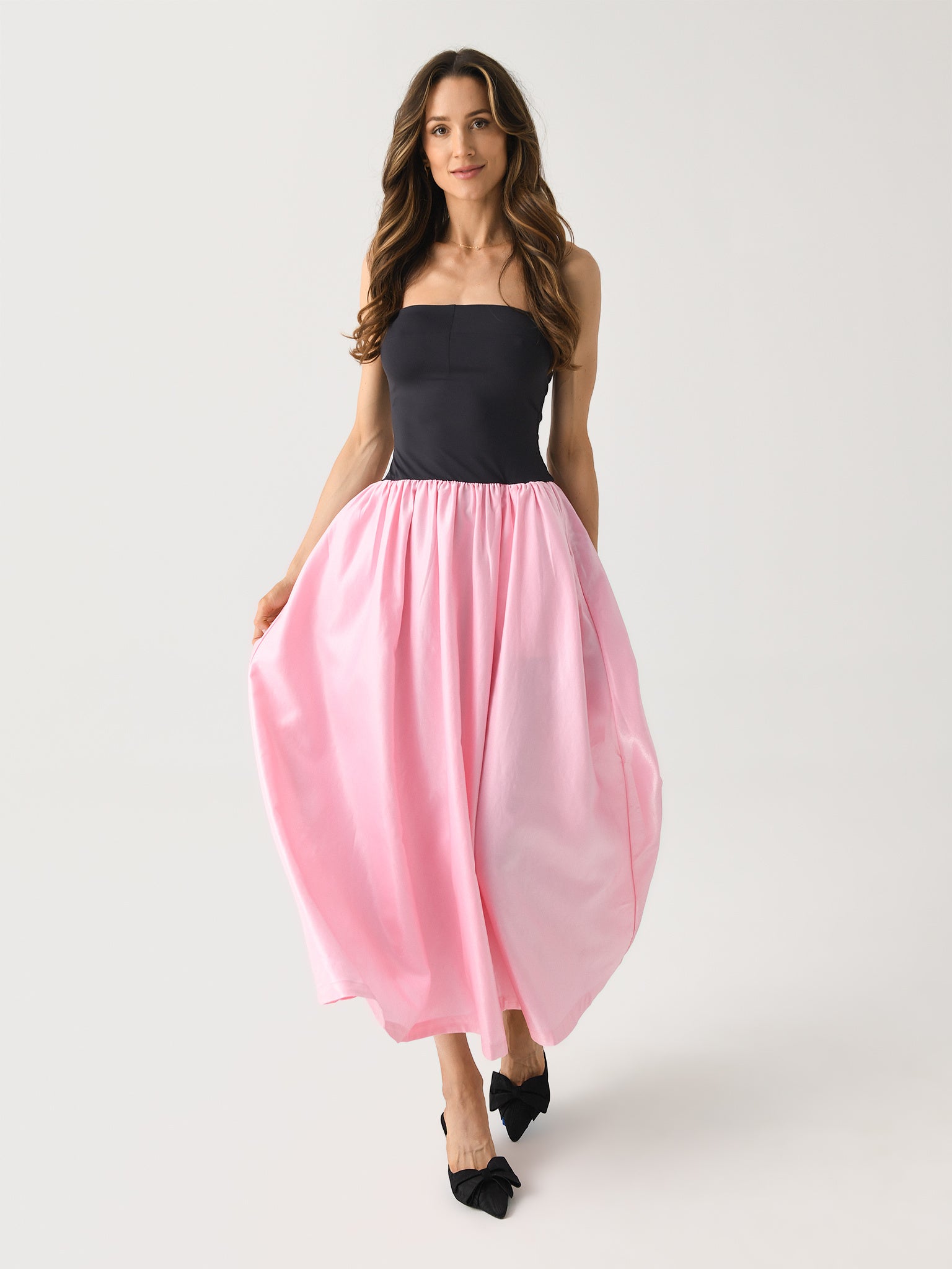 Ciao Lucia Women's Giselle Taffeta Maxi Dress - Saint Bernard