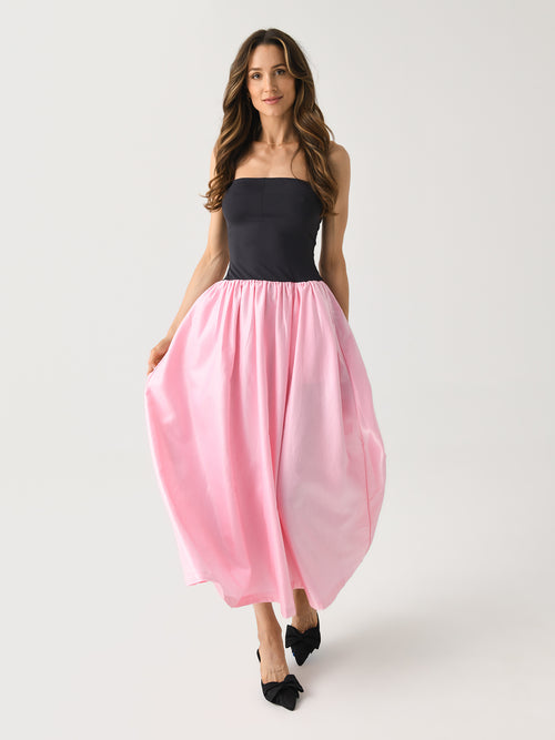 Ciao Lucia Women's Giselle Taffeta Maxi Dress