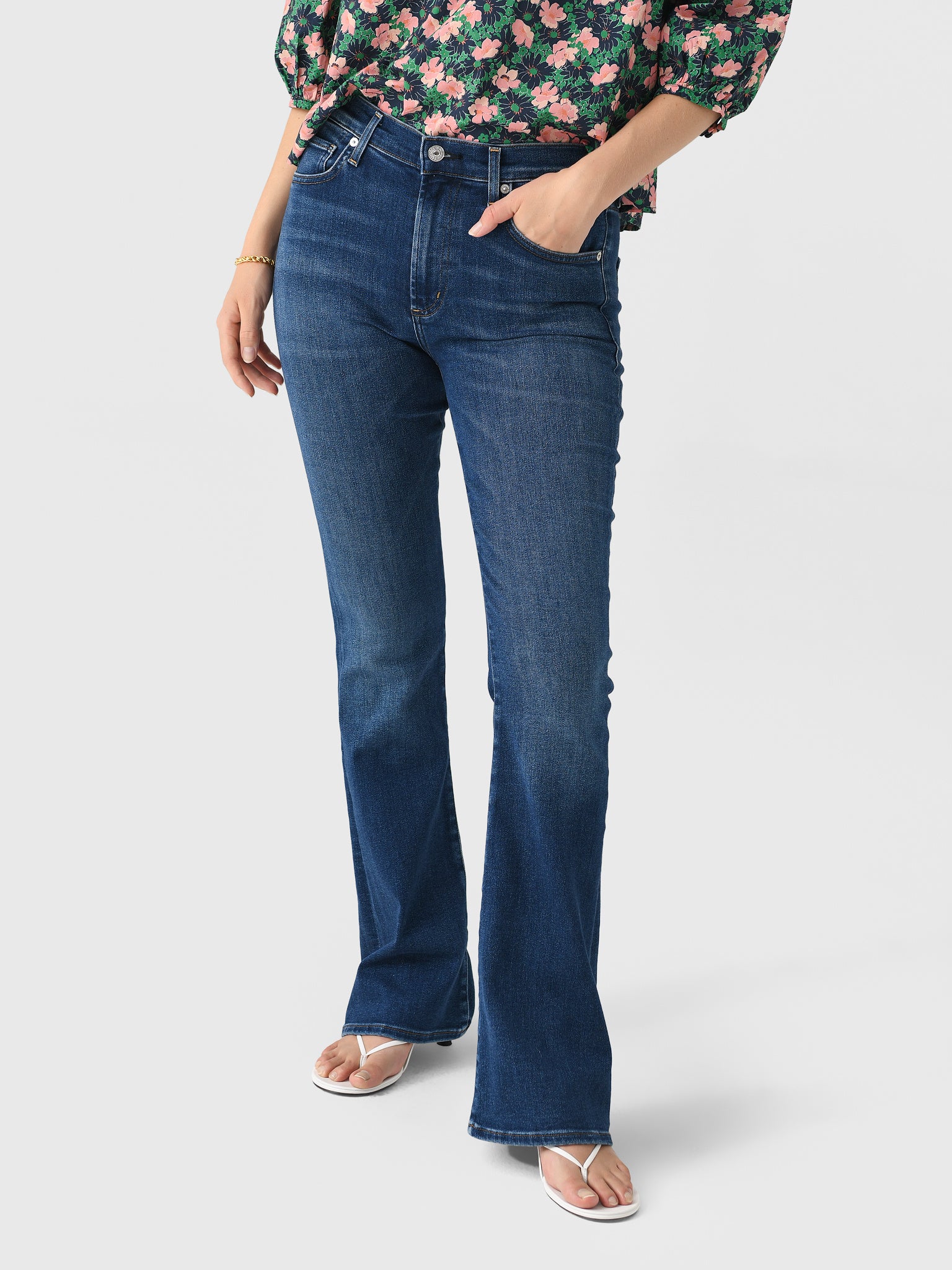 Citizens Of Humanity Women's Lilah High Rise Bootcut Jean - Saint Bernard