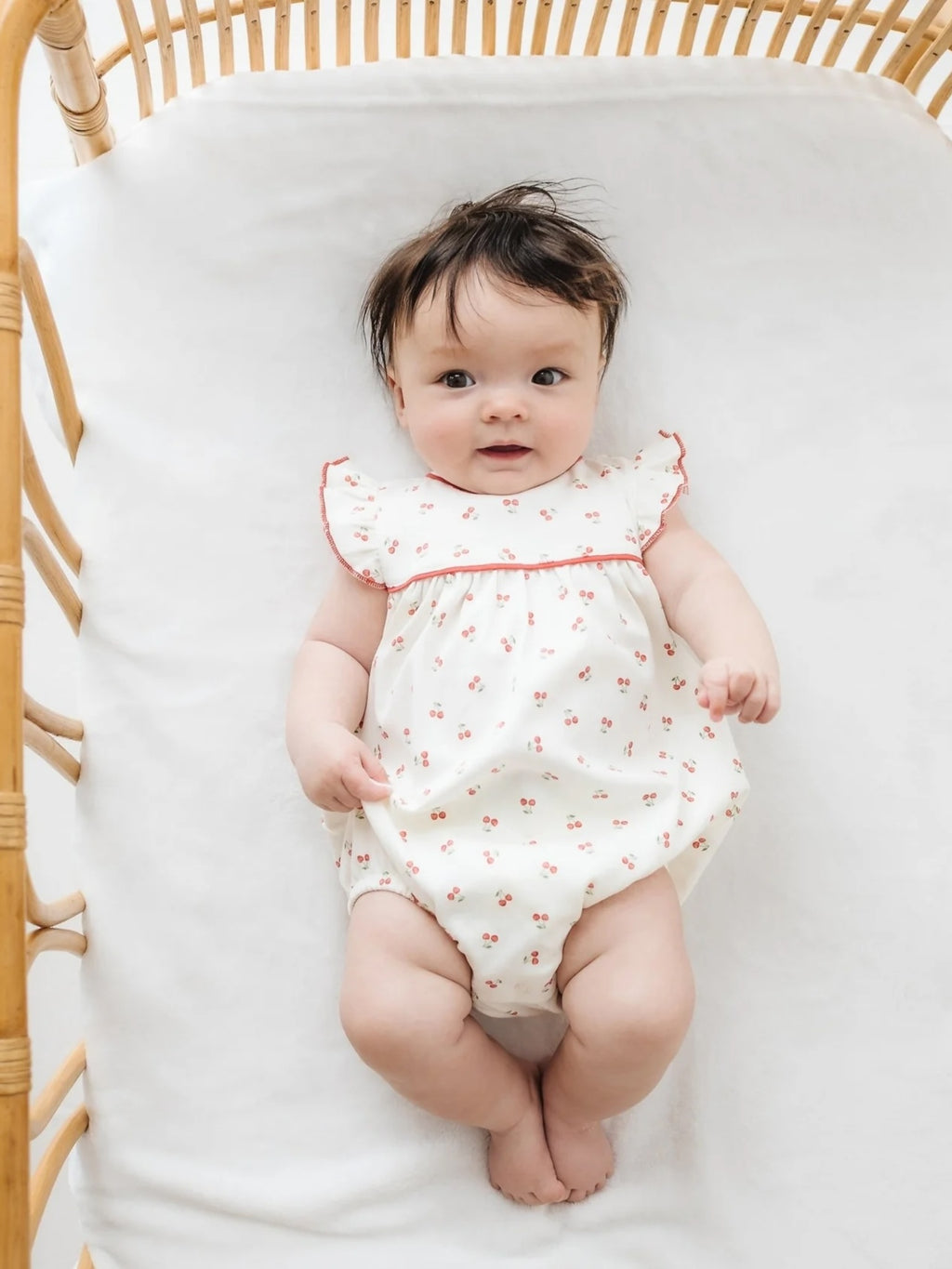 Magnolia Baby Baby Girls' Cherry Grove Bubble - Saint Bernard