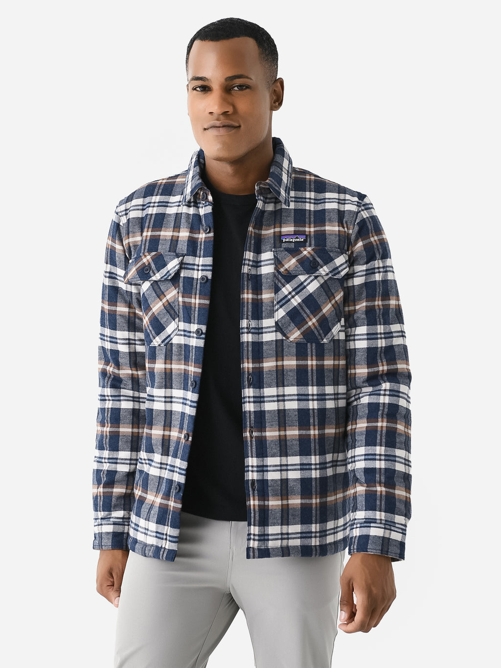 Patagonia Men's Insulated Organic Cotton Midweight Fjord Flannel Shirt - Saint Bernard