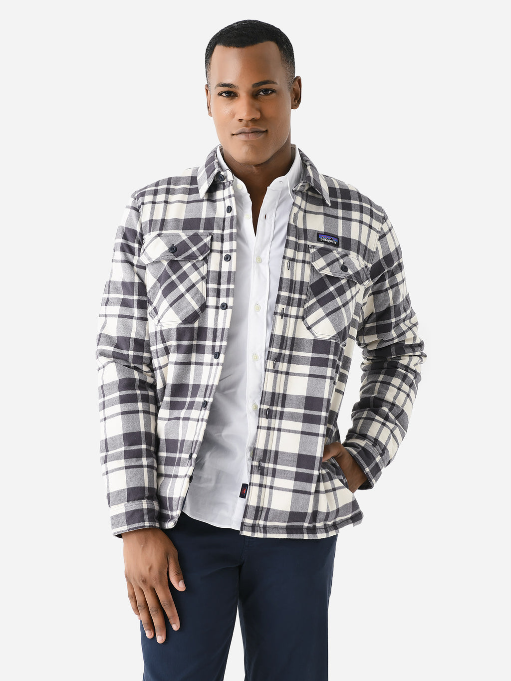 Patagonia Men's Insulated Organic Cotton Midweight Fjord Flannel Shirt - Saint Bernard
