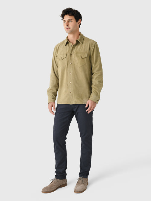 Billy Reid Men's Savoy Suede Workshirt