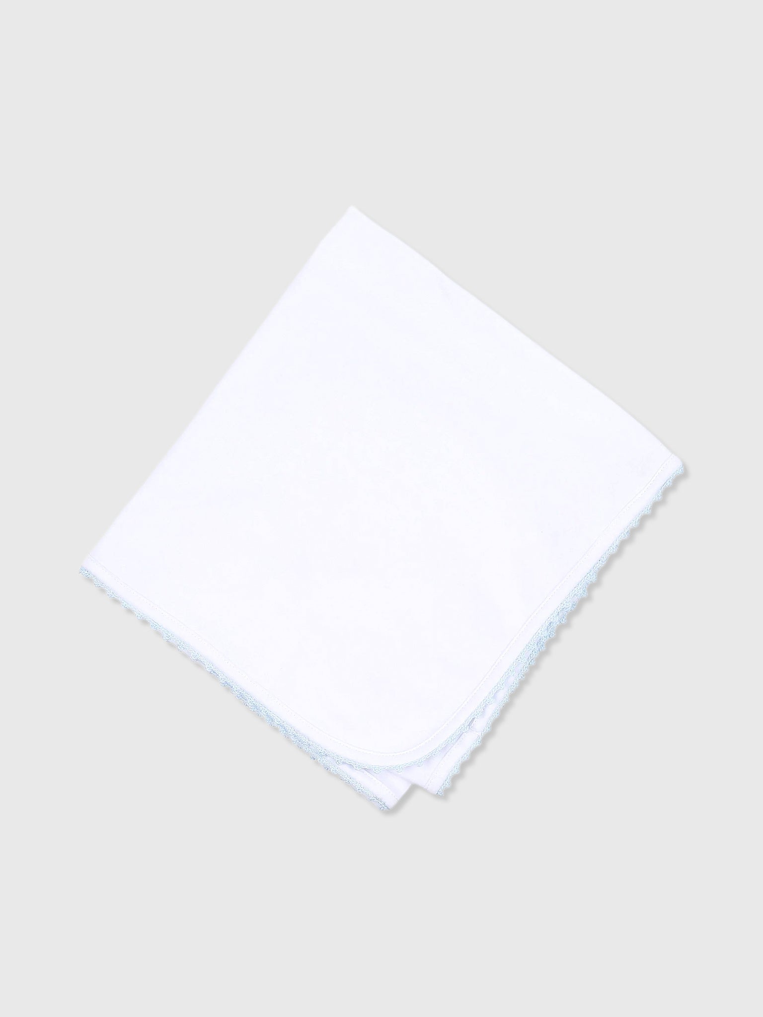 Magnolia Baby Baby Baby Joy Crochet Trim Receiving Blanket - Saint Bernard