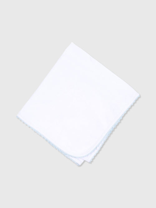 Magnolia Baby Baby Baby Joy Crochet Trim Receiving Blanket
