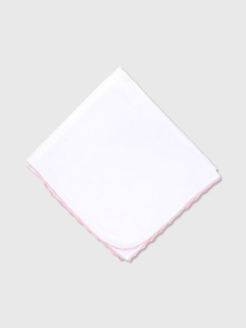 Magnolia Baby Baby Baby Joy Crochet Trim Receiving Blanket