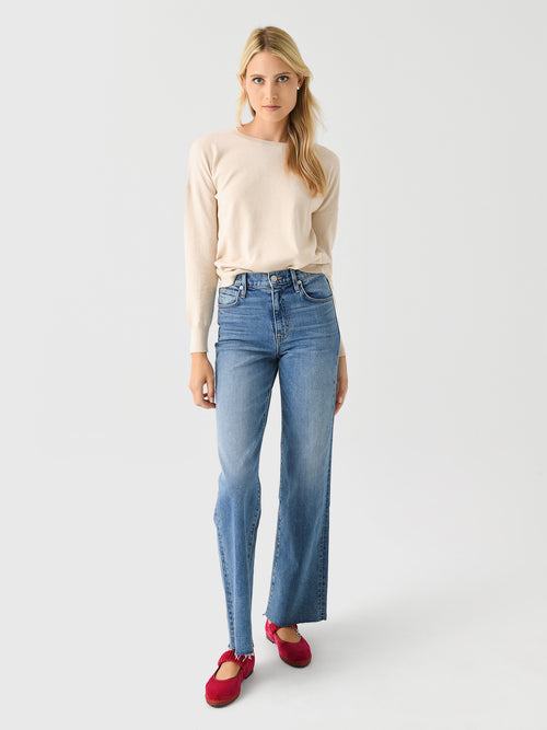 J Society Women's Heart Sleeve Sweater