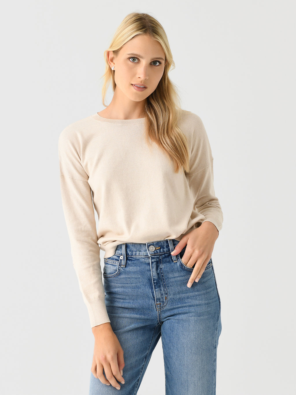 J Society Women's Heart Sleeve Sweater - Saint Bernard