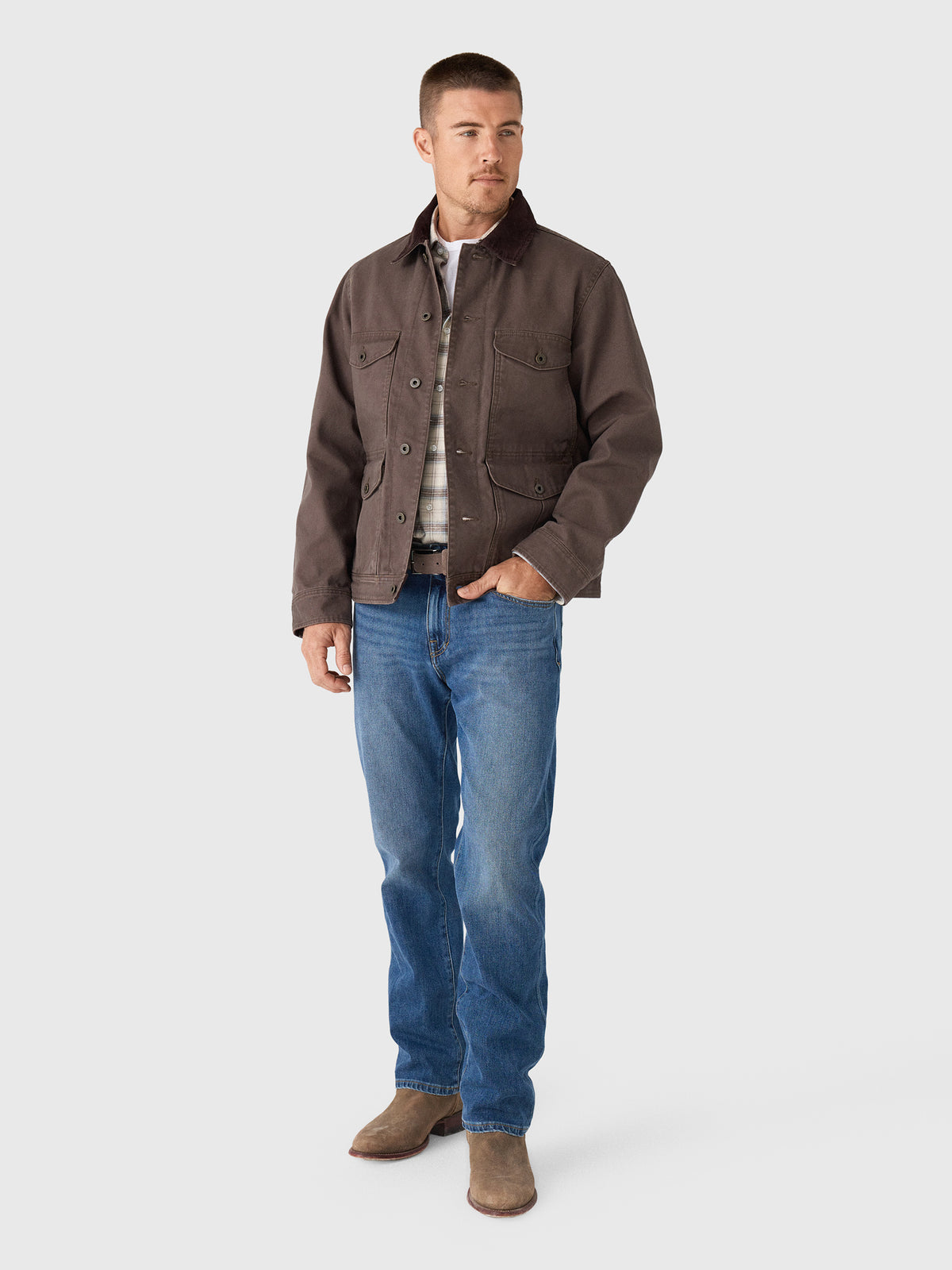 Filson Men's Rustic Canvas Journeyman Jacket - Saint Bernard