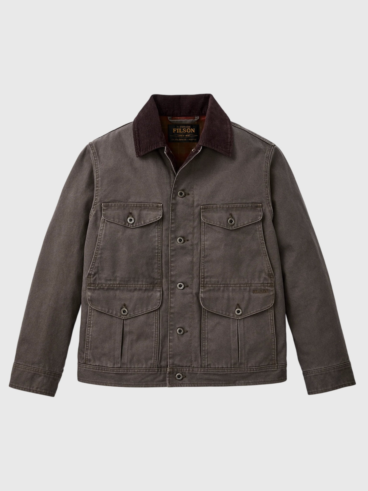 Filson Men's Rustic Canvas Journeyman Jacket - Saint Bernard
