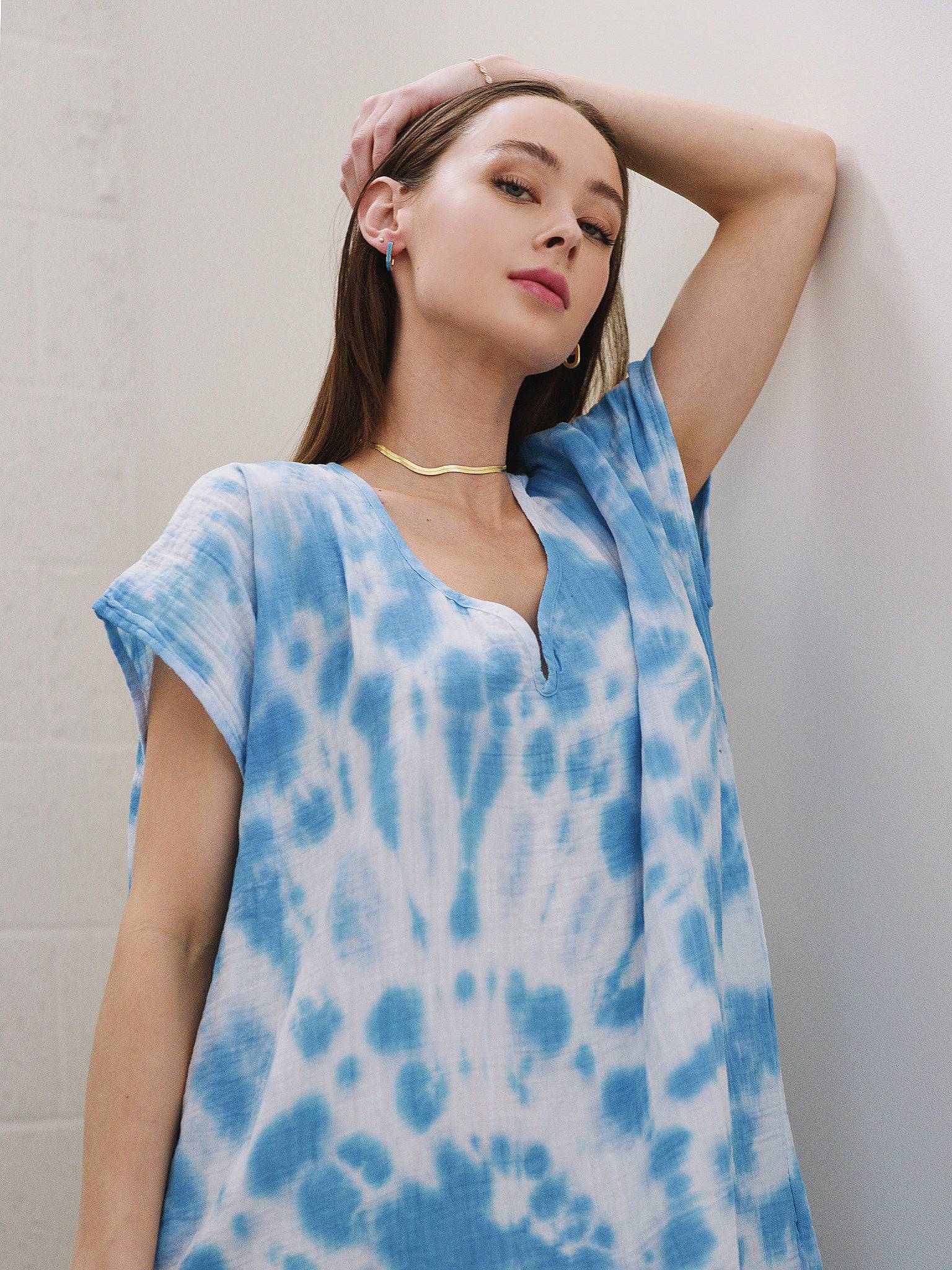 Stark X Women's Tie Dye Caftan - Saint Bernard