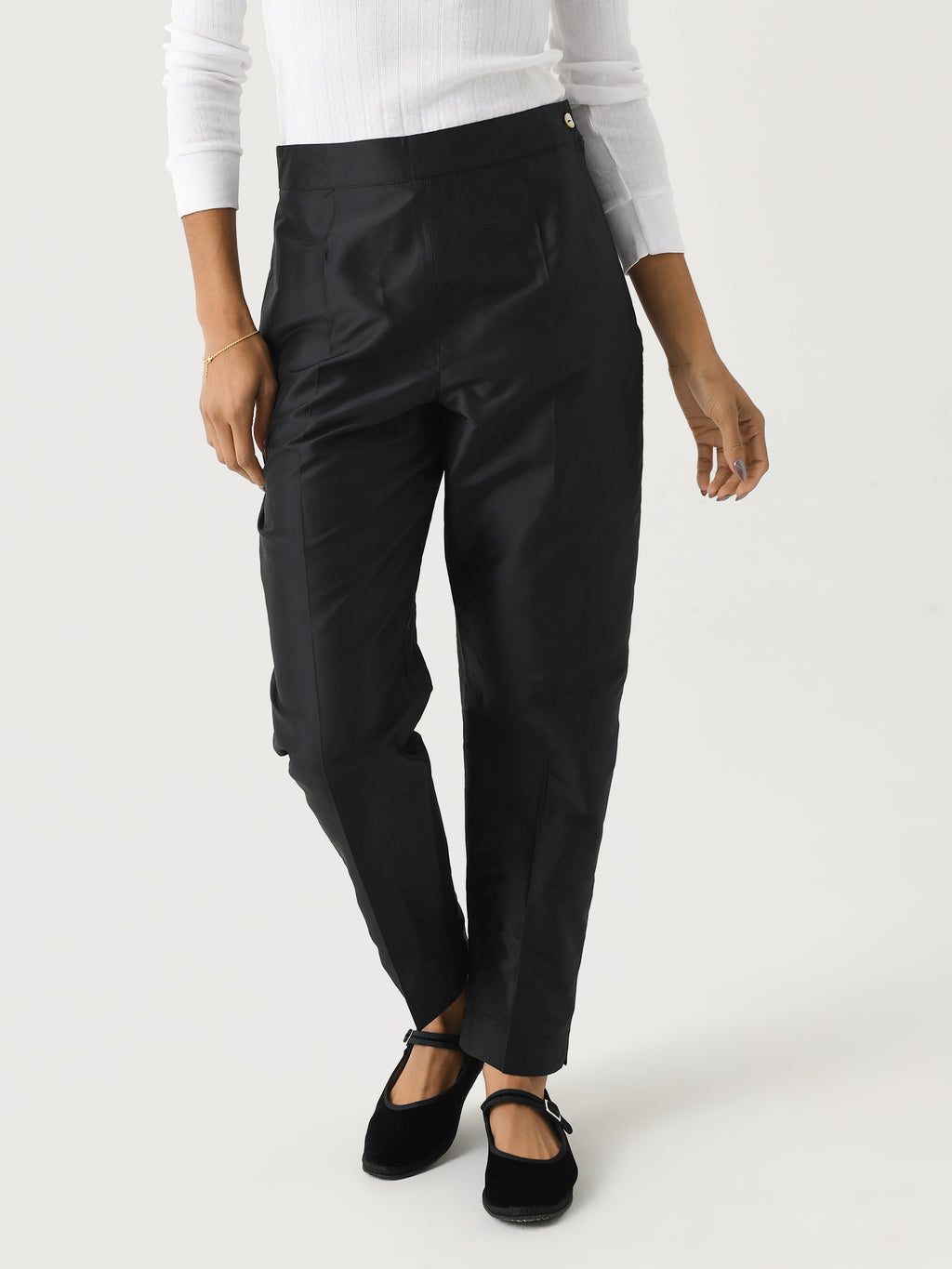 DONNI. Women's The Taffeta Cigarette Pant - Saint Bernard